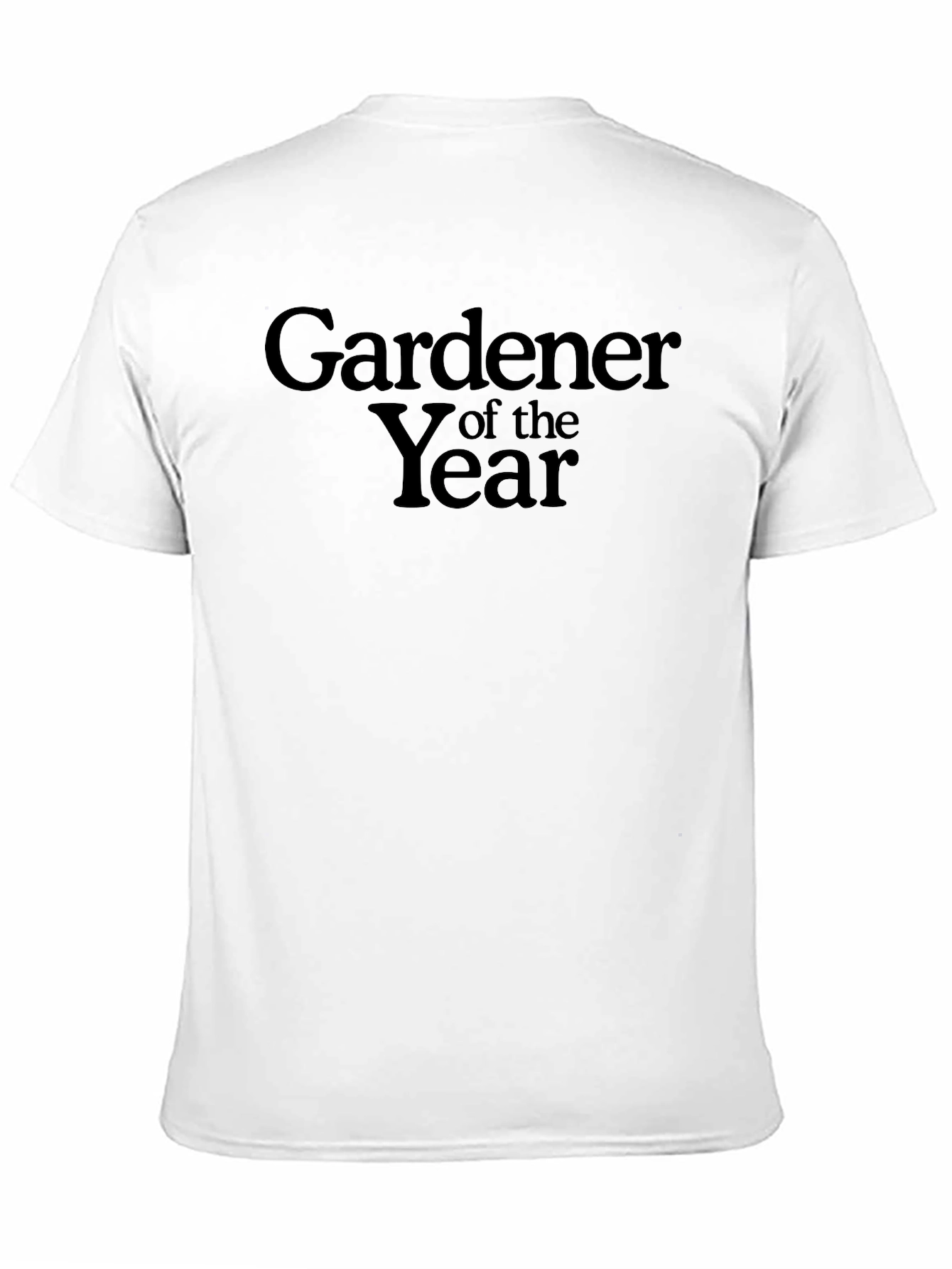 Gardener of the Year T-Shirt - Black
