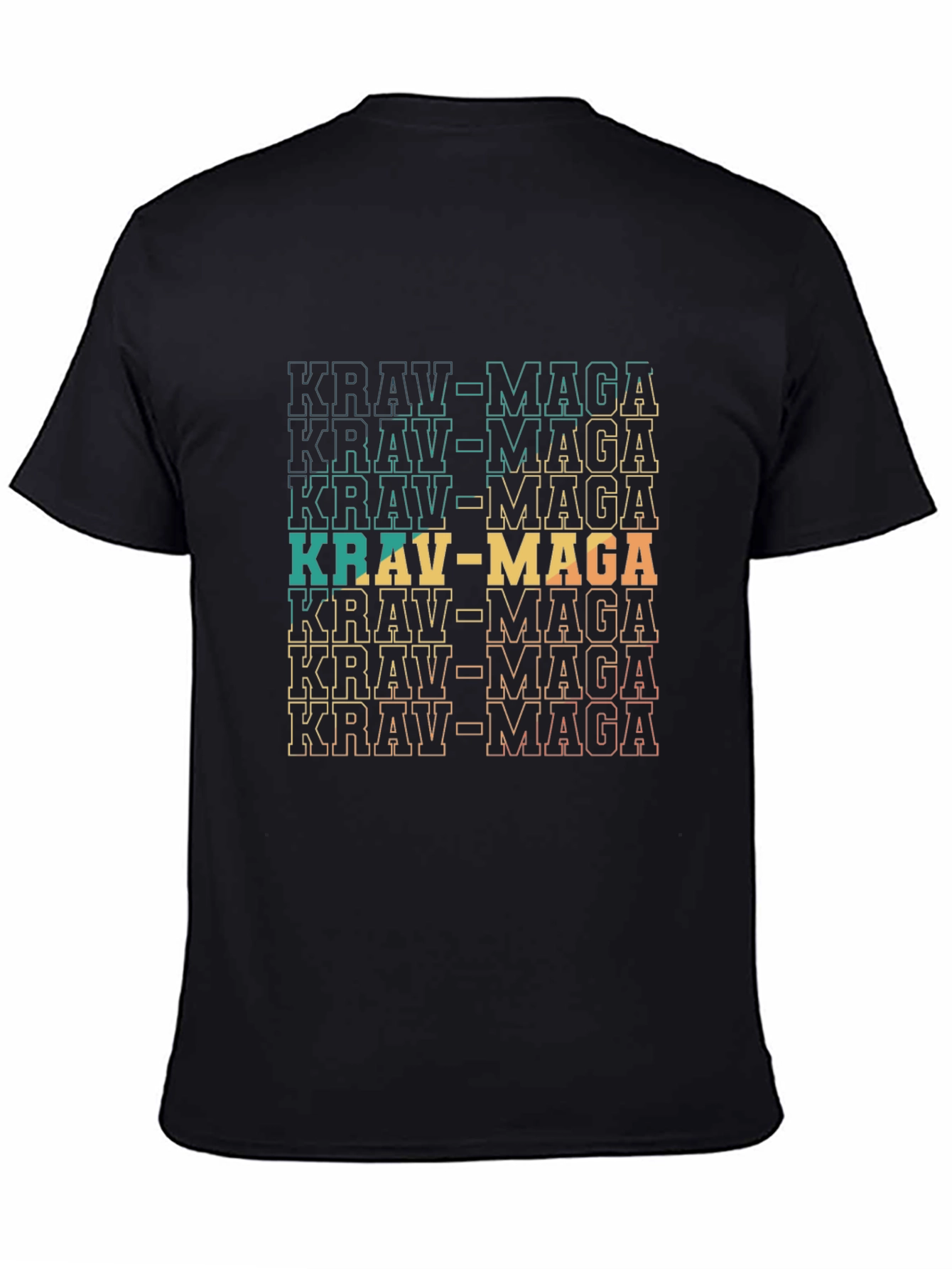 Krav Maga Graphic Tee - Retro Martial Arts Style