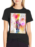 Statue of Liberty Artistic Print Tee