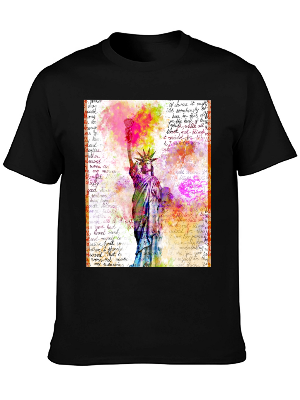 Statue of Liberty Artistic Print Tee