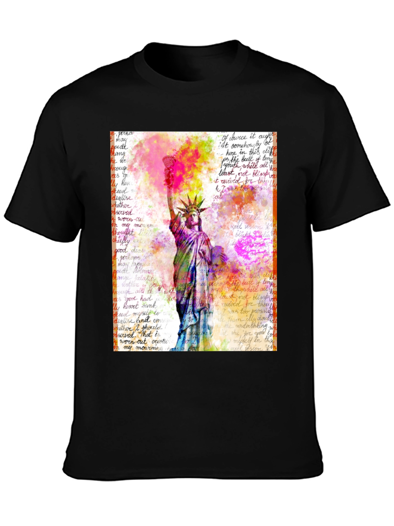 Statue of Liberty Artistic Print Tee