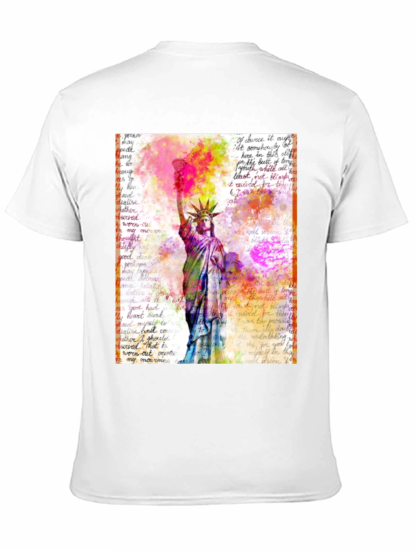 Statue of Liberty Artistic Print Tee