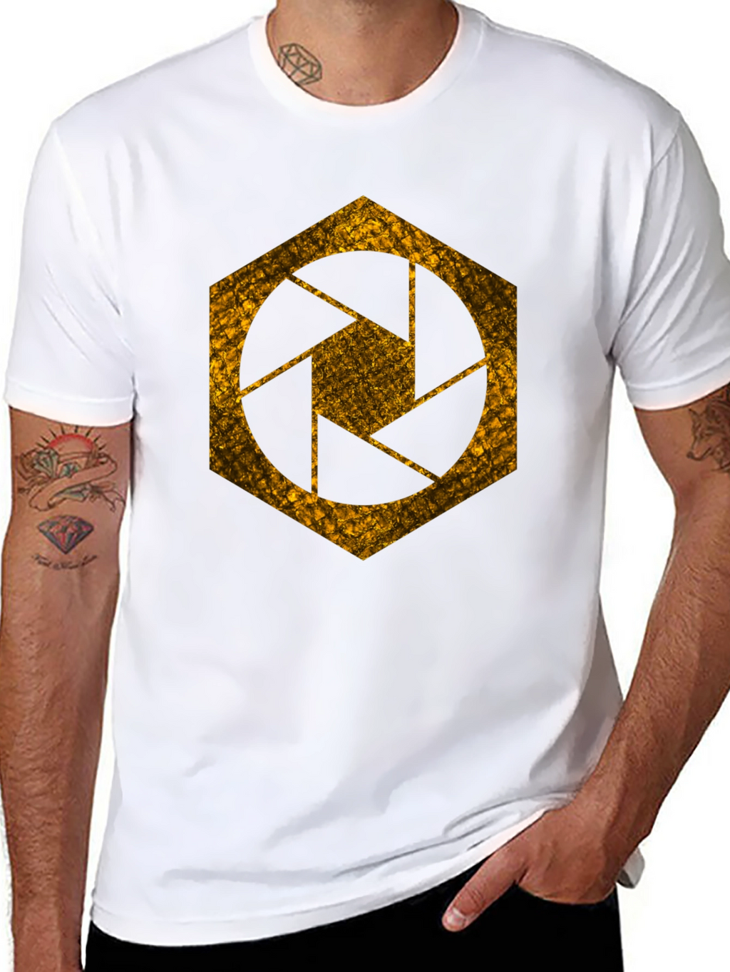 Aperture Hexagon T-Shirt - Graphic Tee