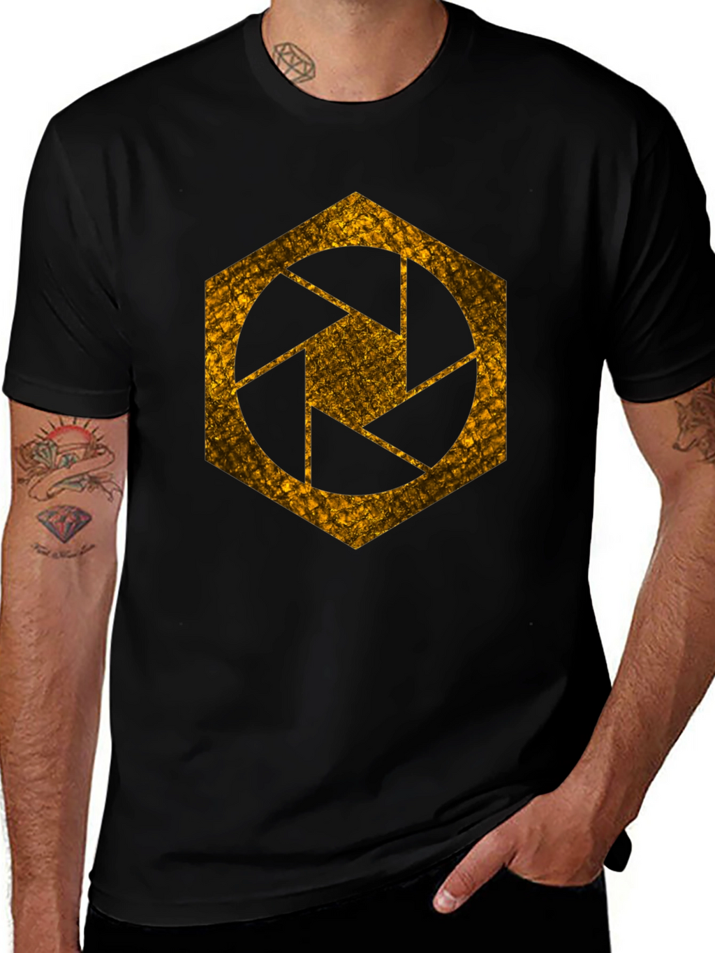 Aperture Hexagon T-Shirt - Graphic Tee