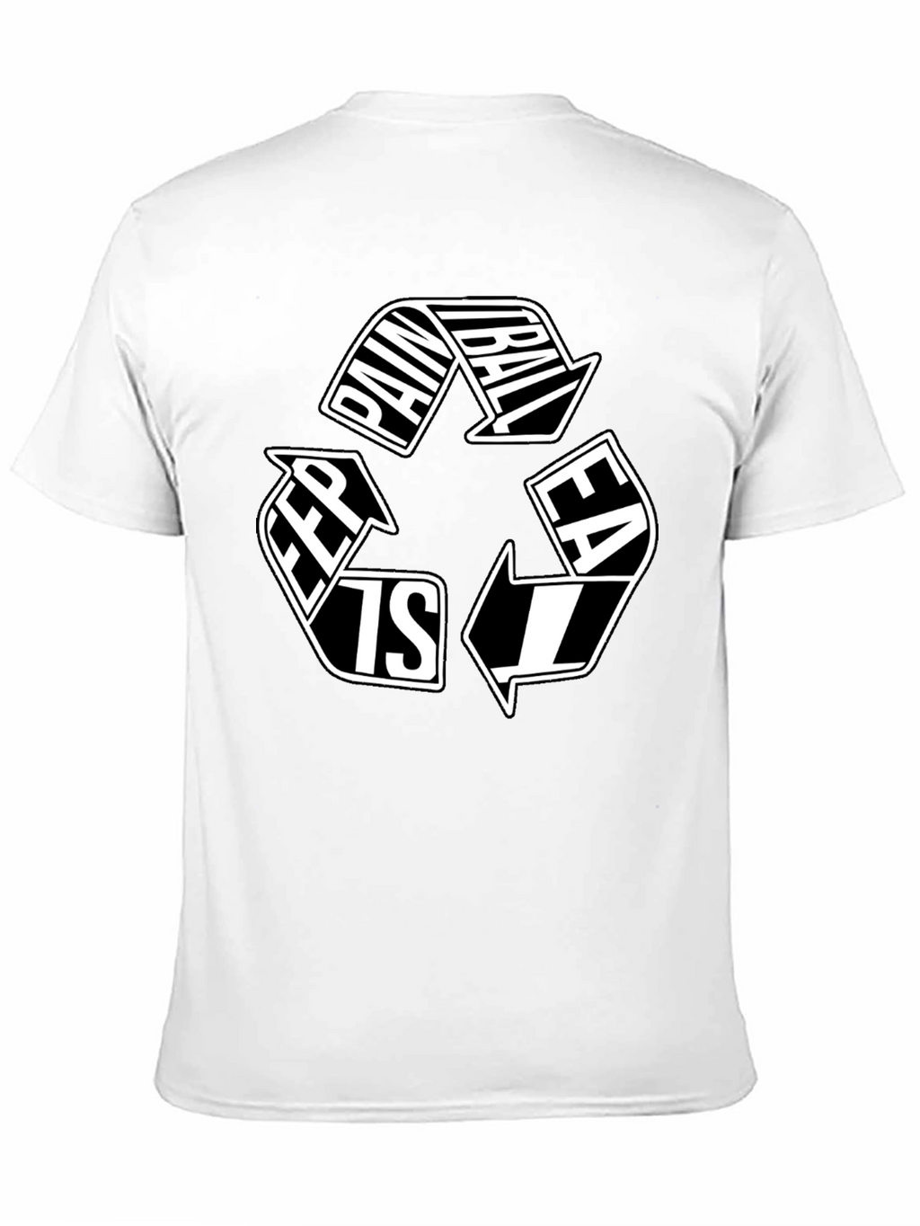 Paintball Recycle Graphic Tee