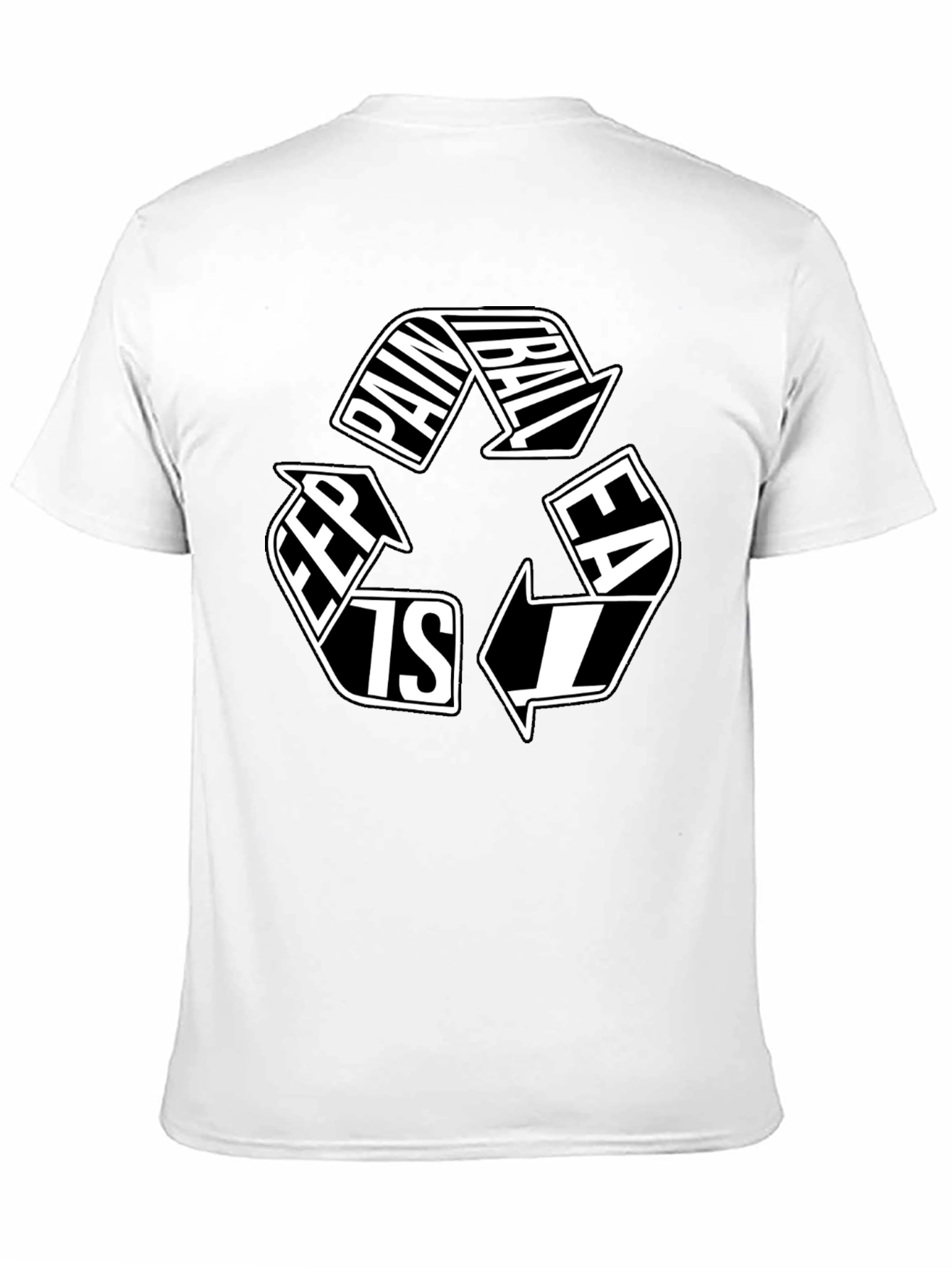 Paintball Recycle Graphic Tee