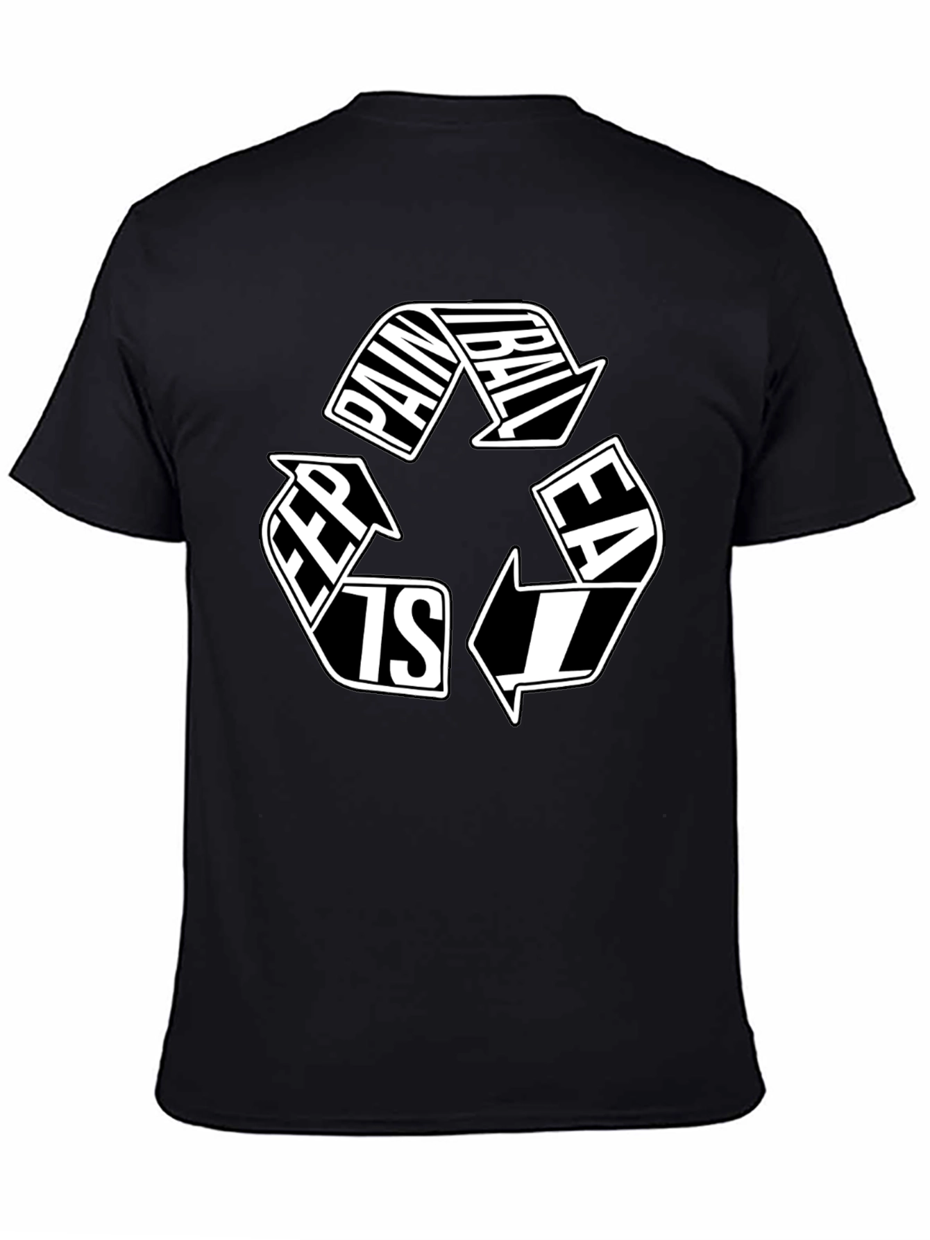 Paintball Recycle Graphic Tee