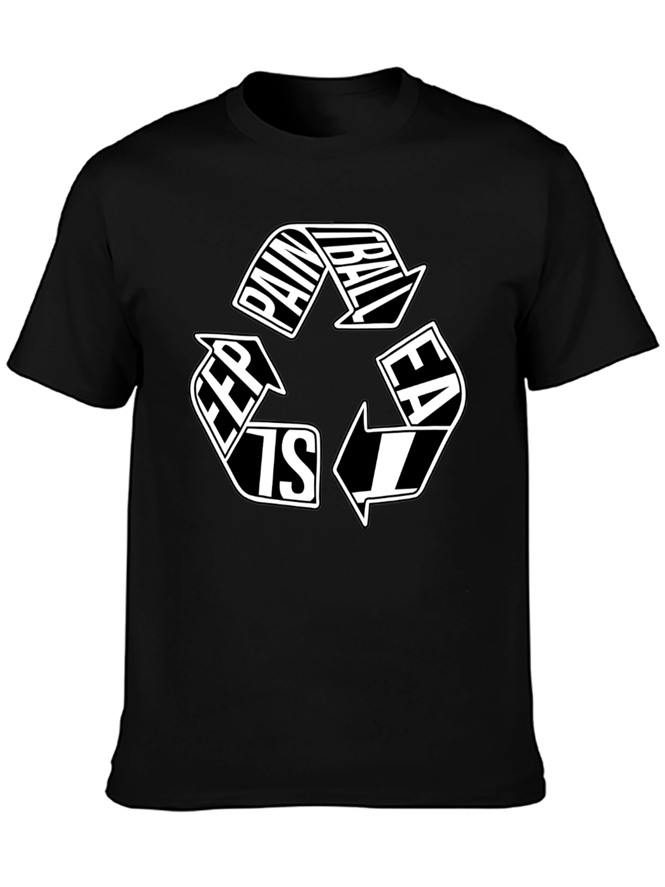 Paintball Recycle Graphic Tee