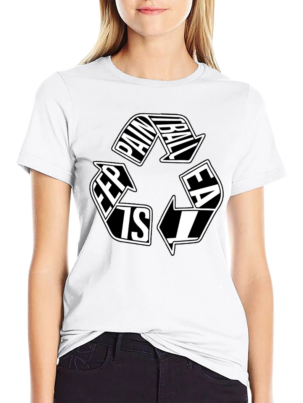Paintball Recycle Graphic Tee