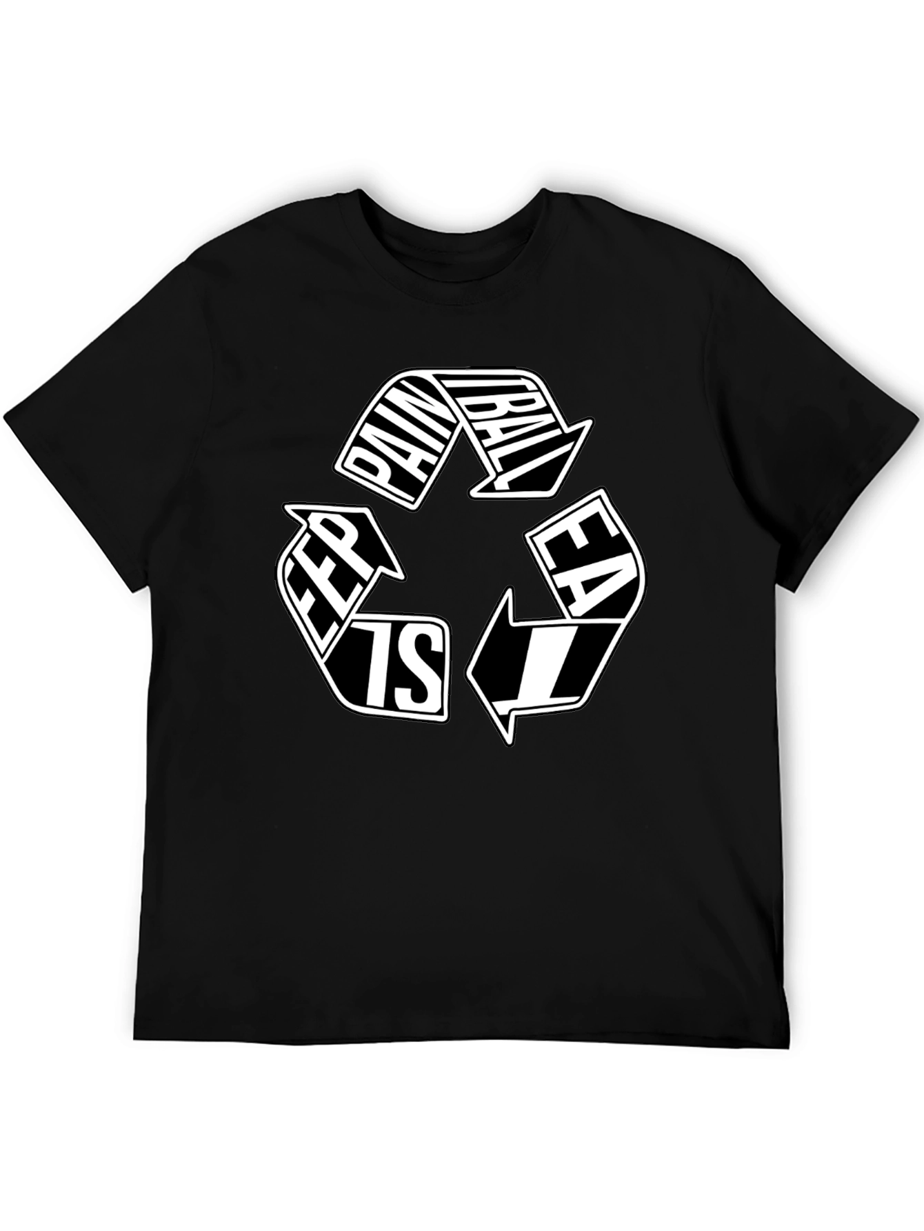 Paintball Recycle Graphic Tee