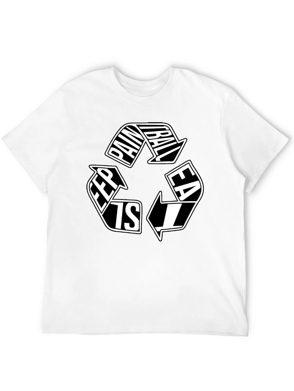 Paintball Recycle Graphic Tee
