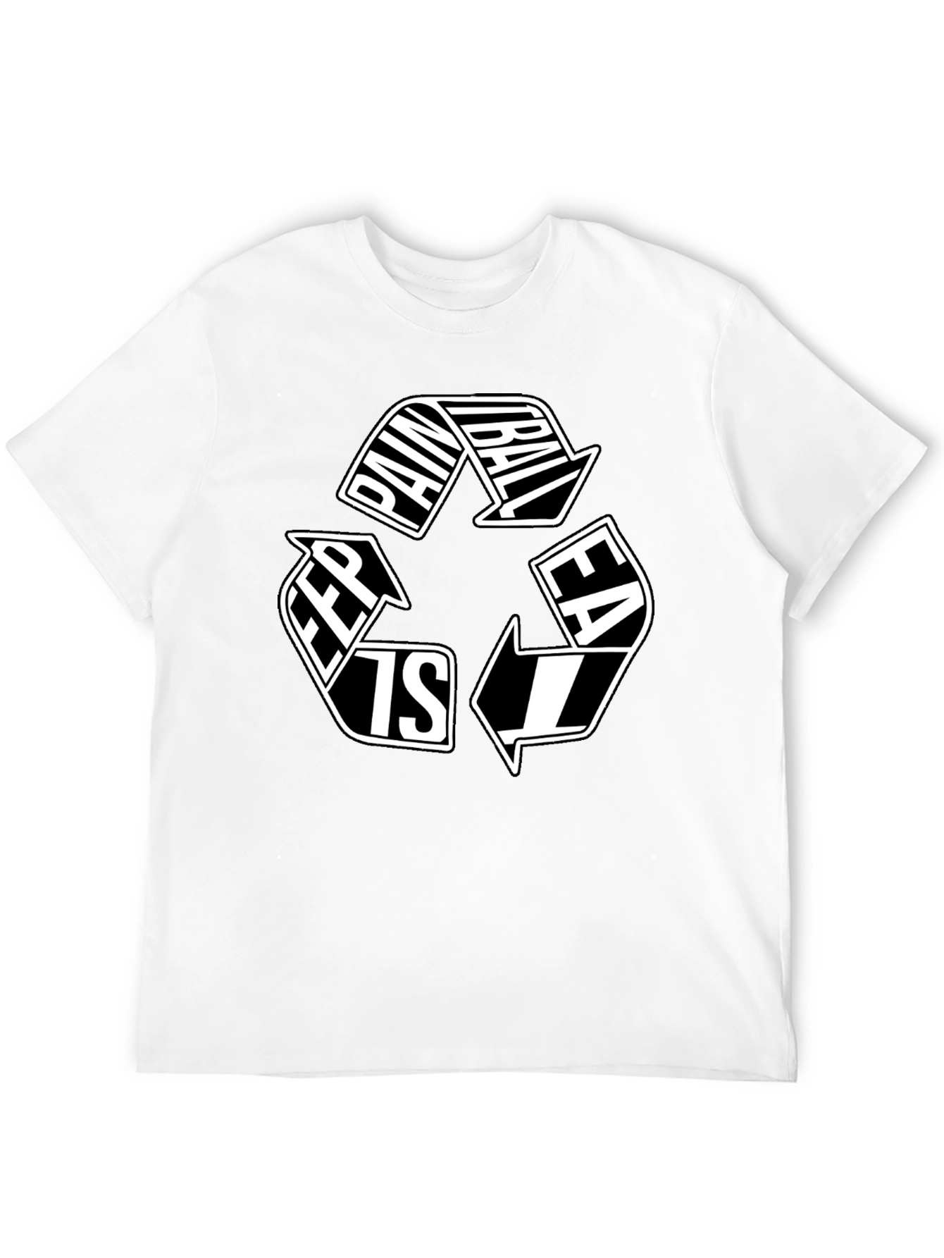 Paintball Recycle Graphic Tee