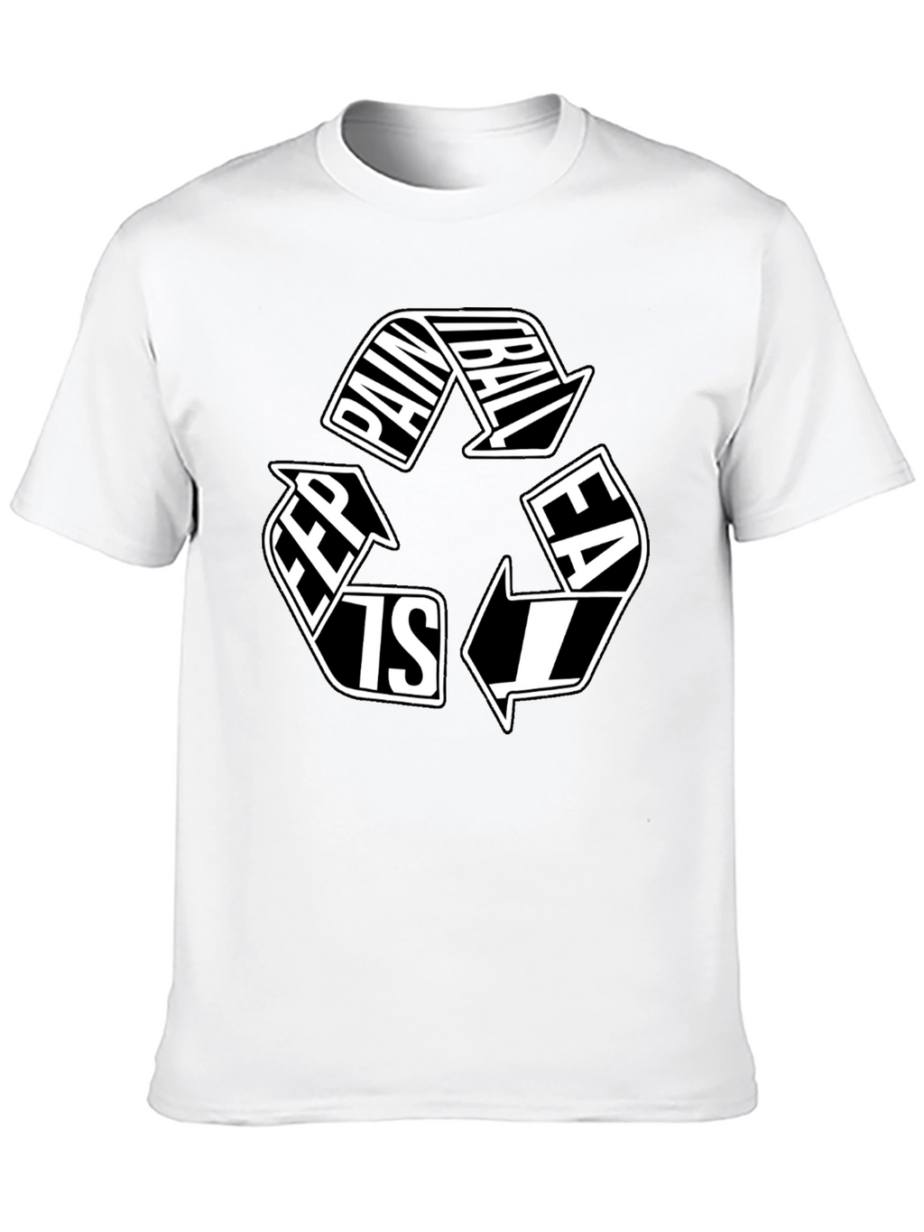 Paintball Recycle Graphic Tee