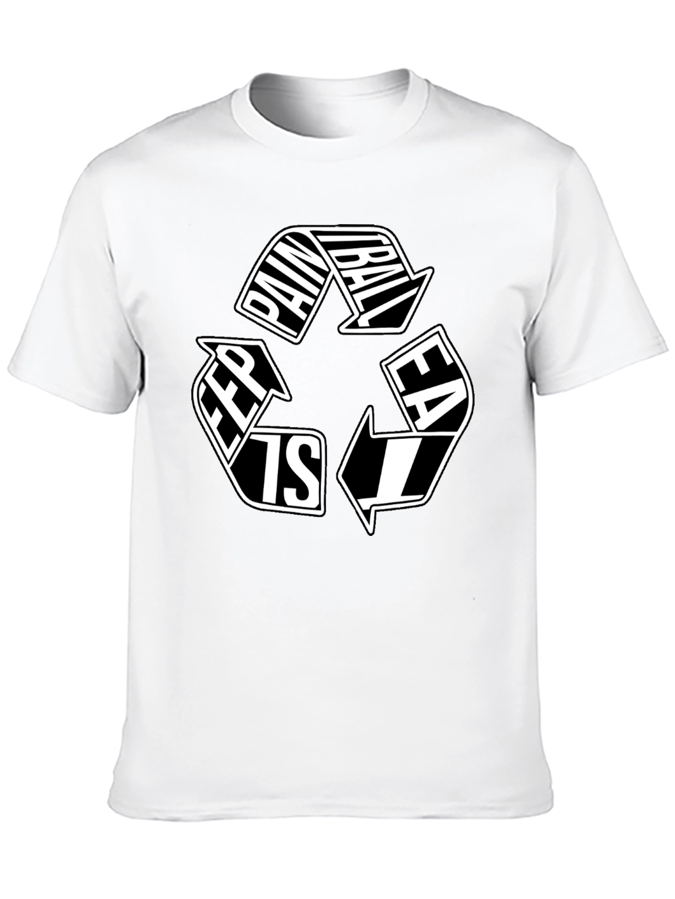Paintball Recycle Graphic Tee