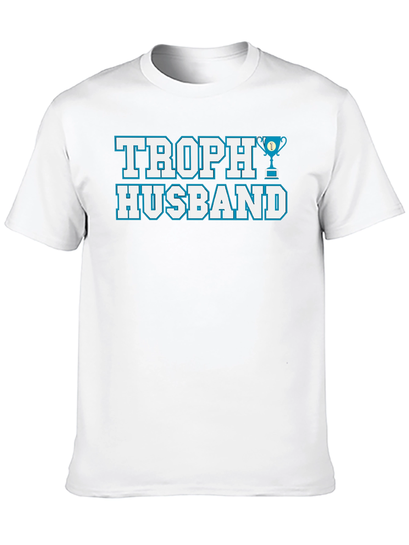 Trophy Husband Graphic Tee - Black Novelty T-Shirt