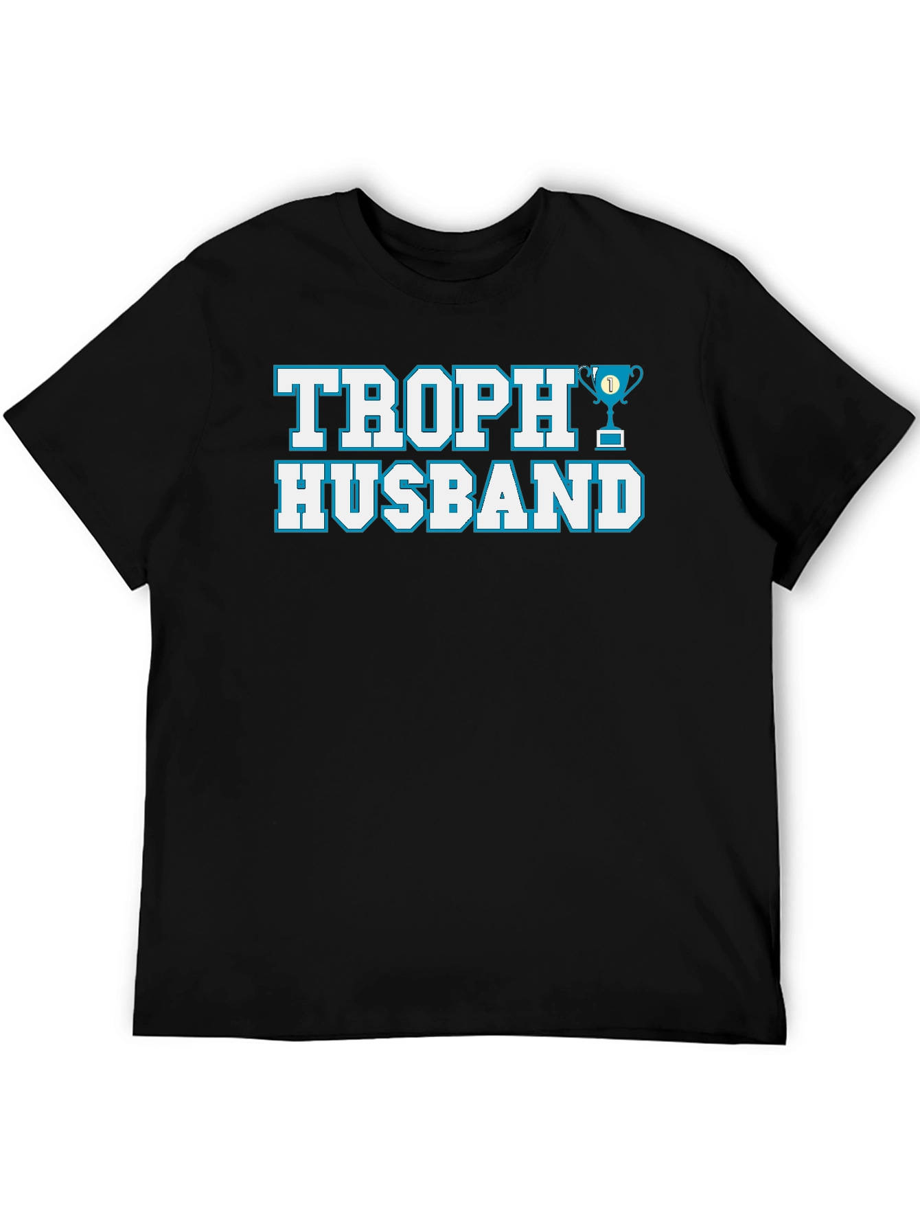 Trophy Husband Graphic Tee - Black Novelty T-Shirt