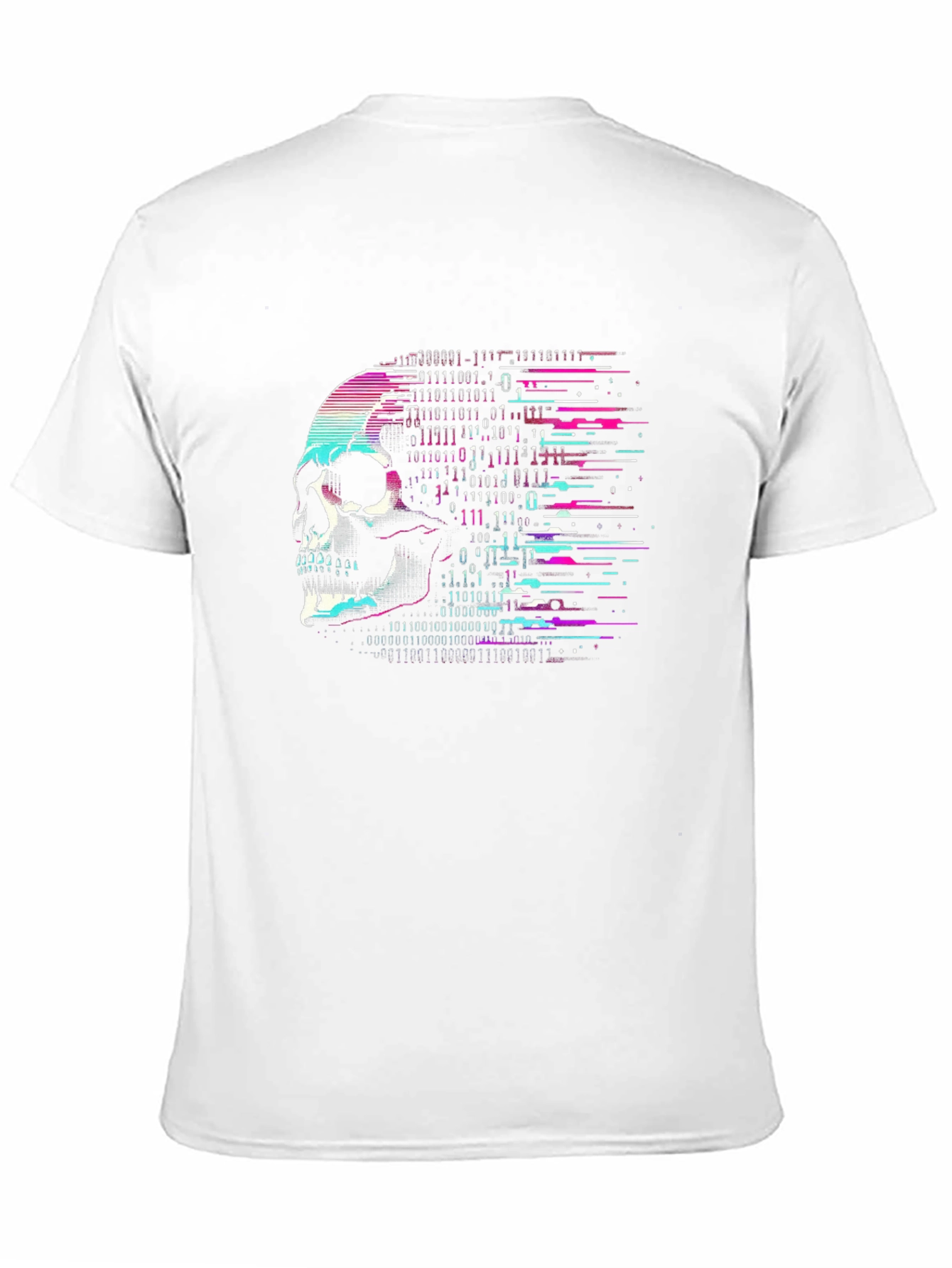 Cyberpunk Skull Graphic Tee - Black