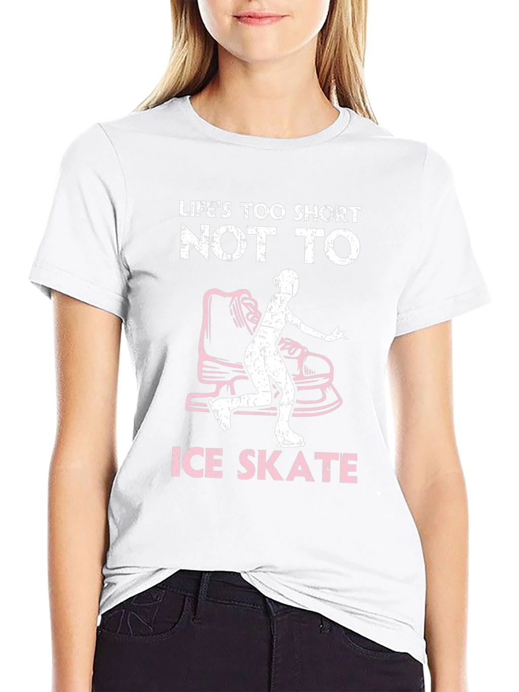 Lifes Too Short Ice Skate T-Shirt