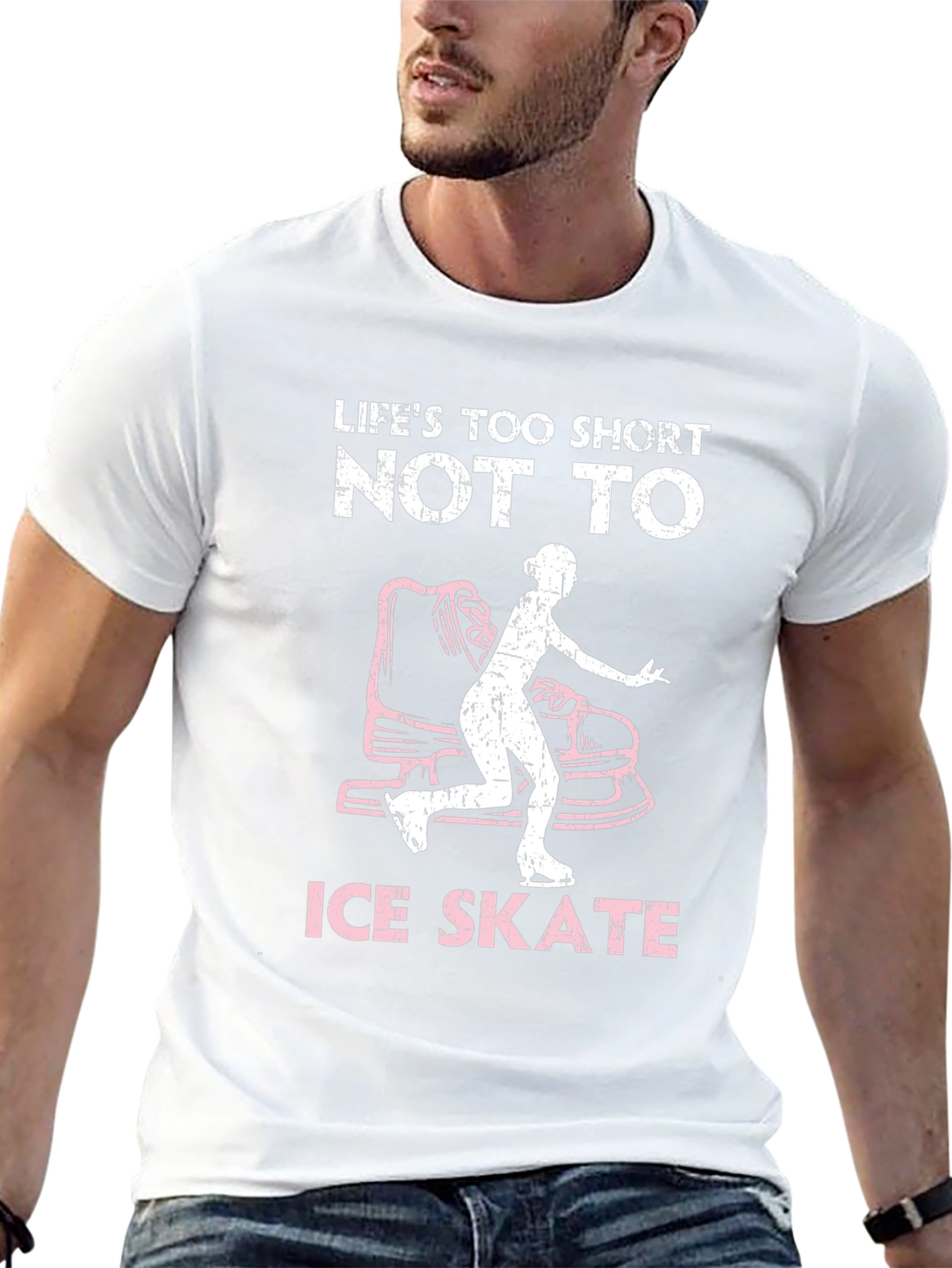 Lifes Too Short Ice Skate T-Shirt