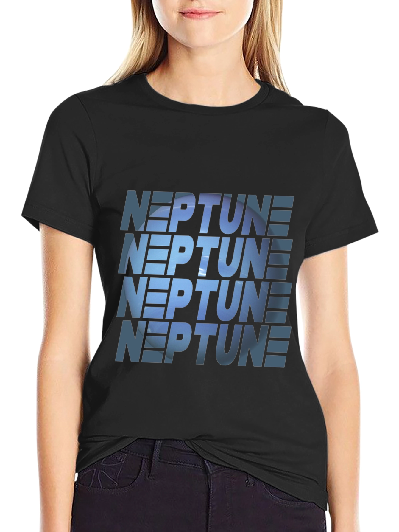 Neptune Graphic Print T-Shirt - Stylish Casual Wear