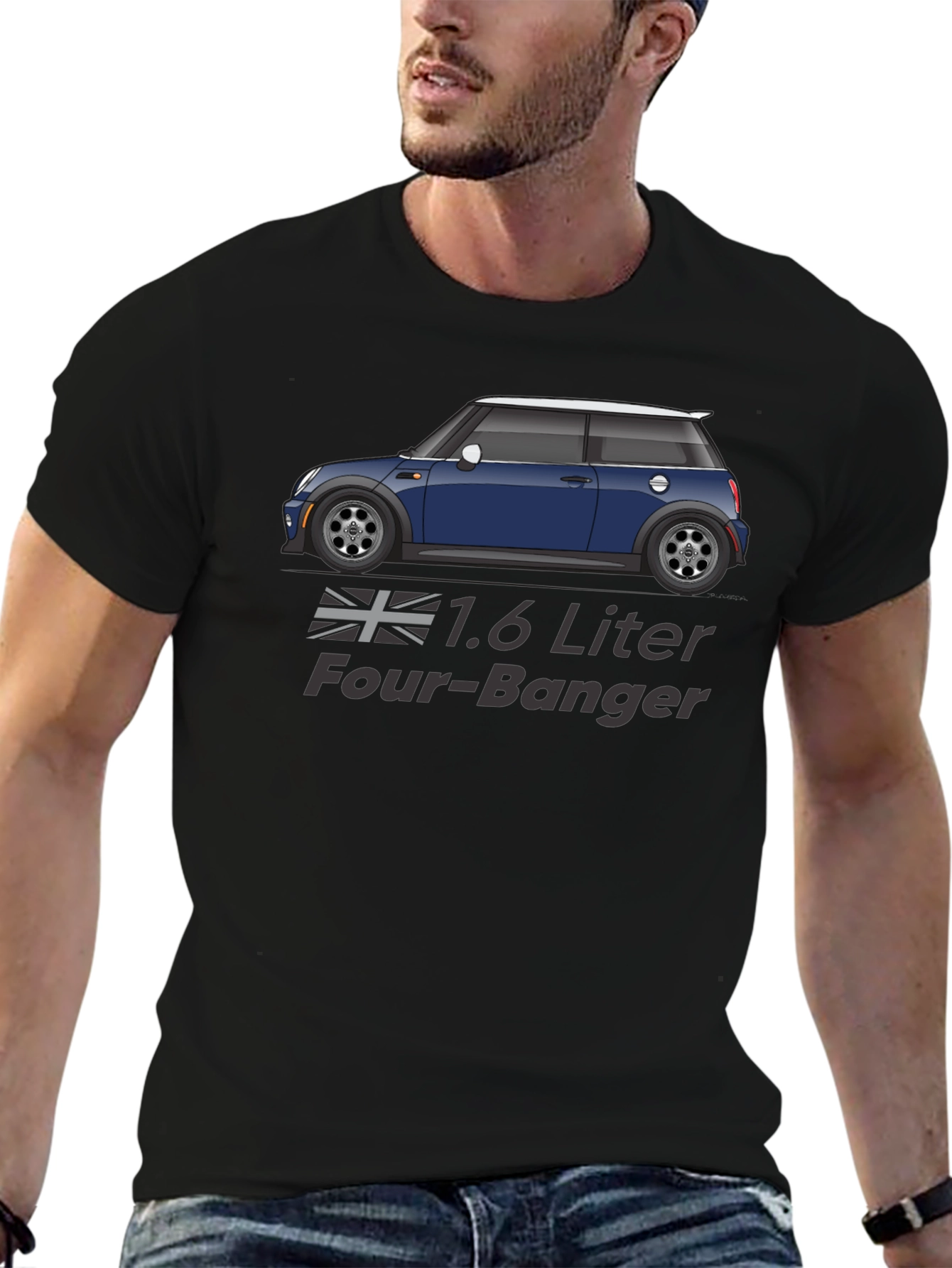 1.6 Liter Four-Banger Car T-Shirt