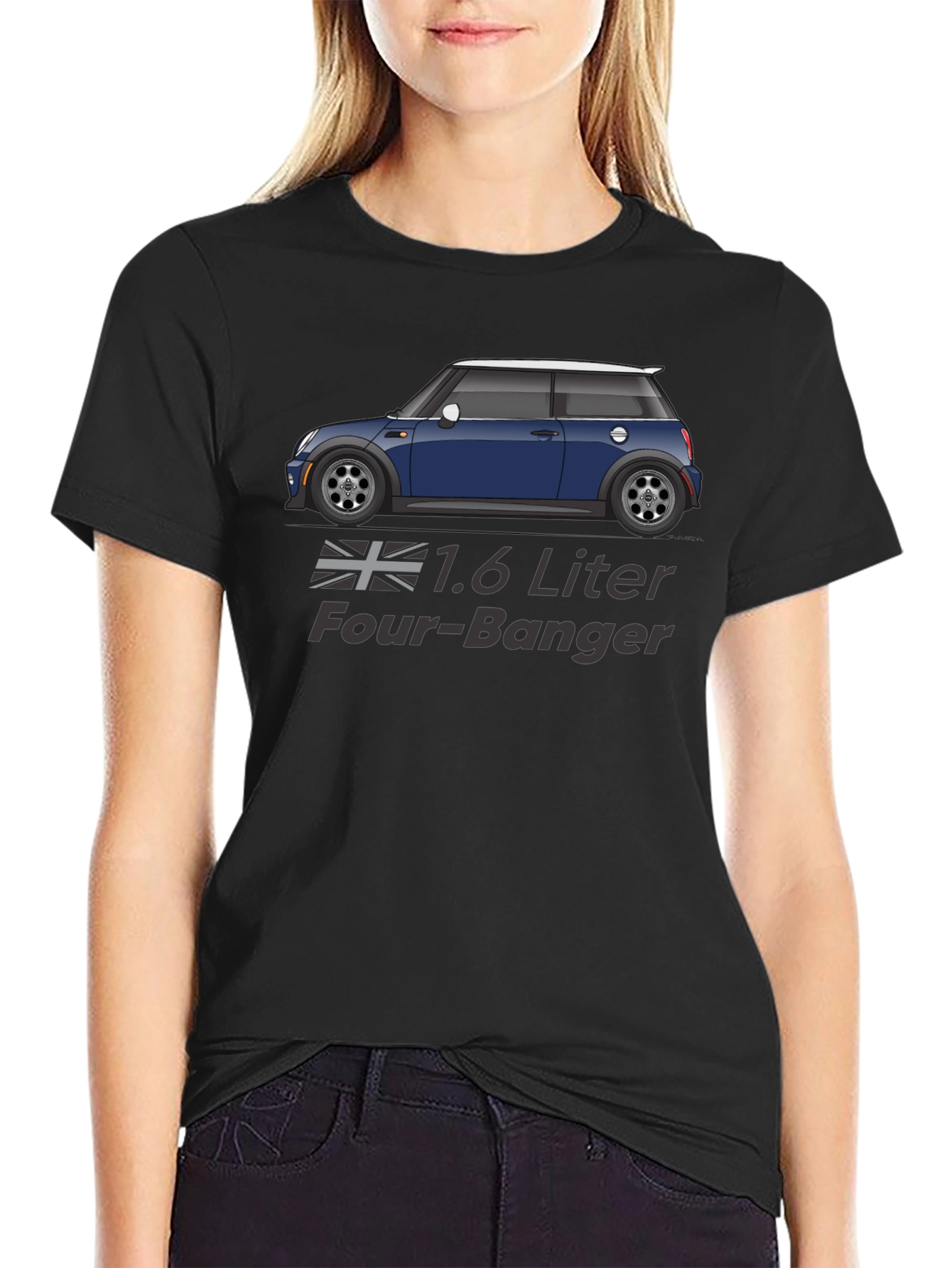 1.6 Liter Four-Banger Car T-Shirt
