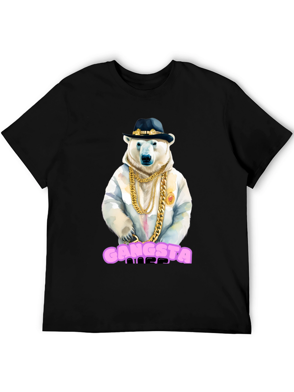 Gangsta Polar Bear Graphic Tee