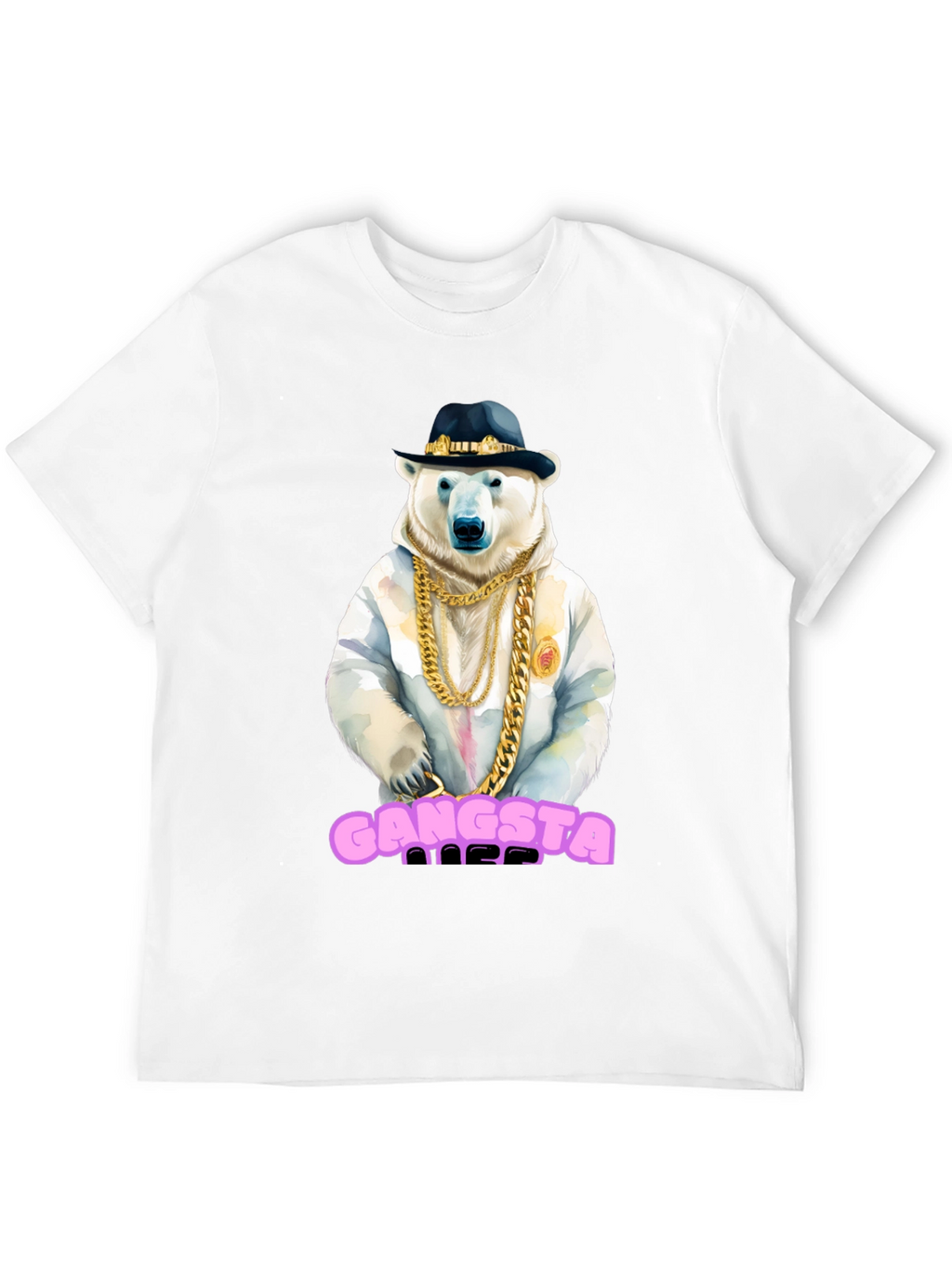Gangsta Polar Bear Graphic Tee