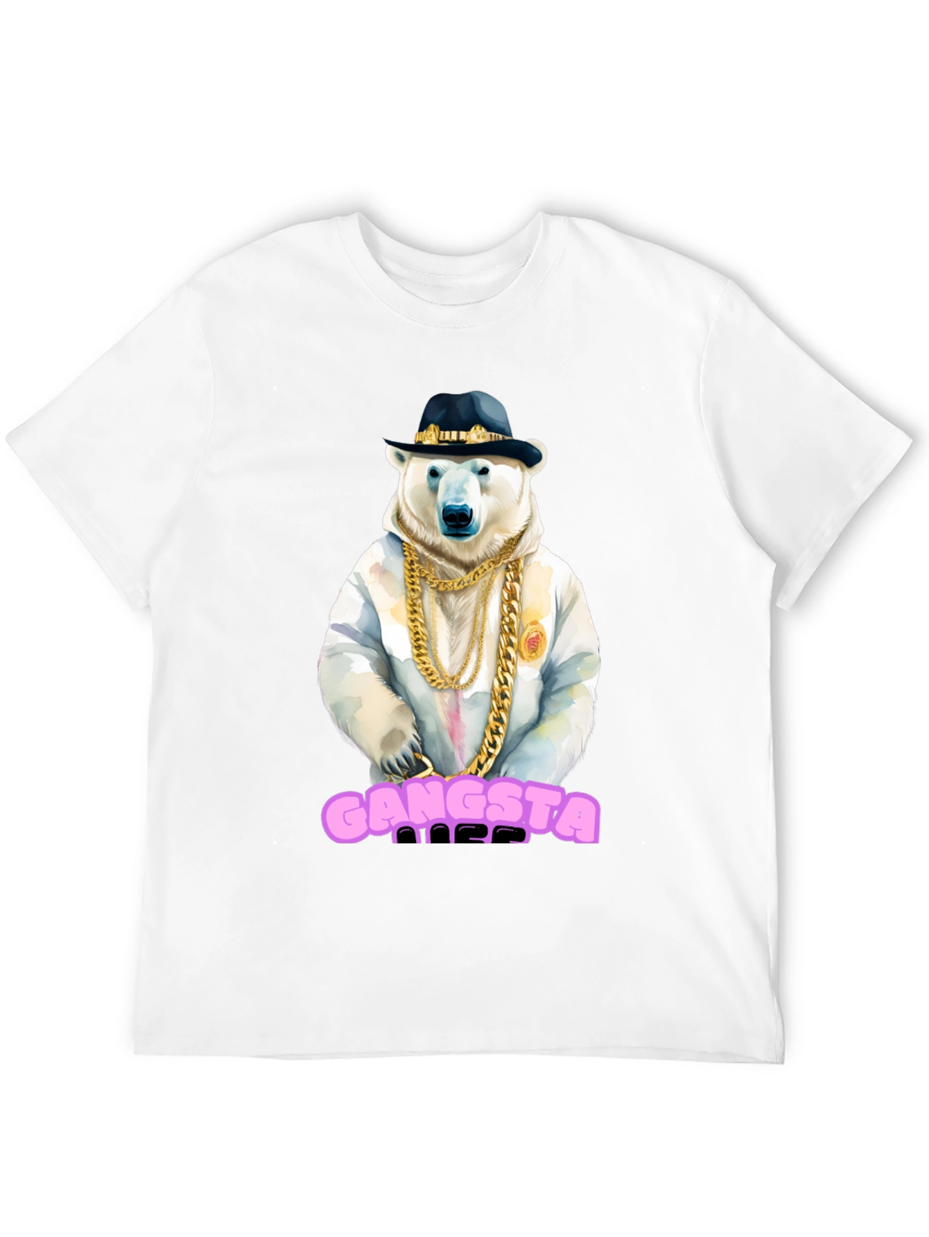 Gangsta Polar Bear Graphic Tee