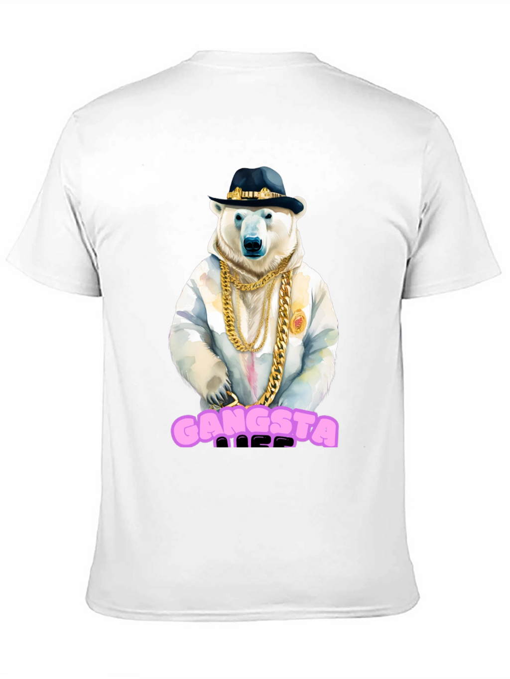 Gangsta Polar Bear Graphic Tee