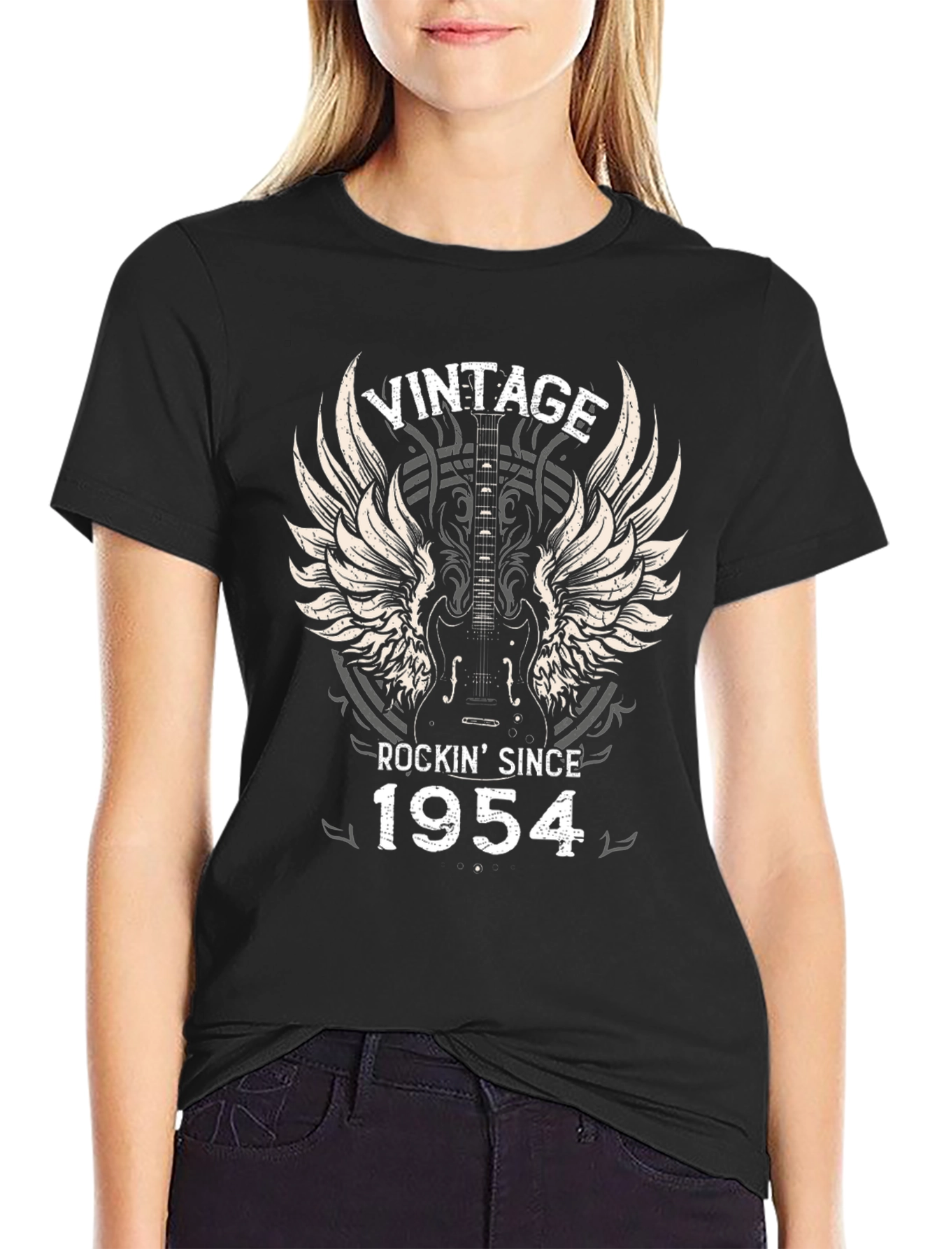Vintage Rockin Since 1954 Graphic Tee