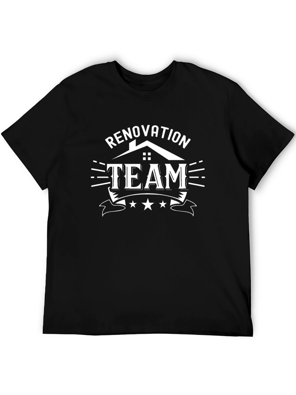 Renovation Team Black Graphic T-Shirt