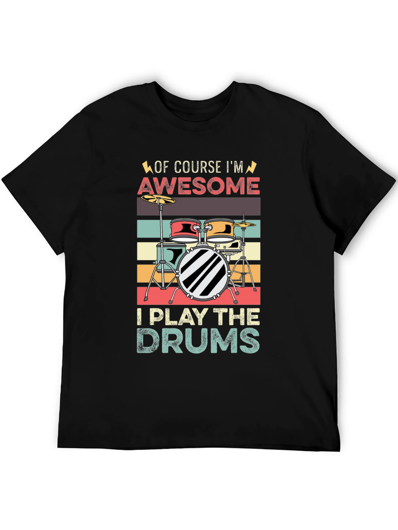 Awesome Drummer T-Shirt - Play the Drums!