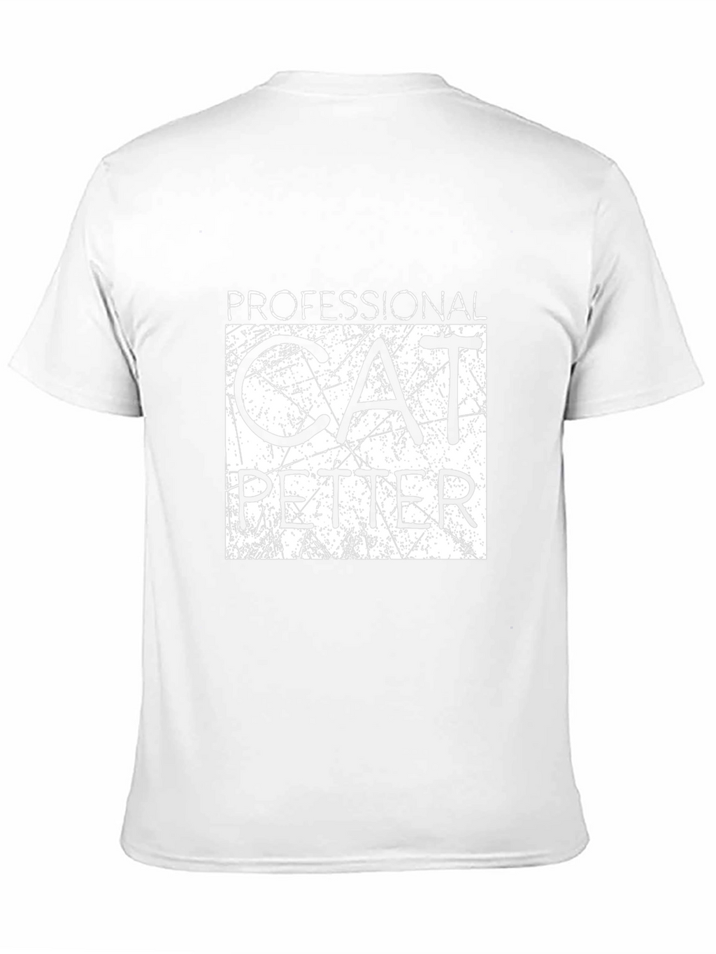 Professional Cat Petter Graphic Tee - Black