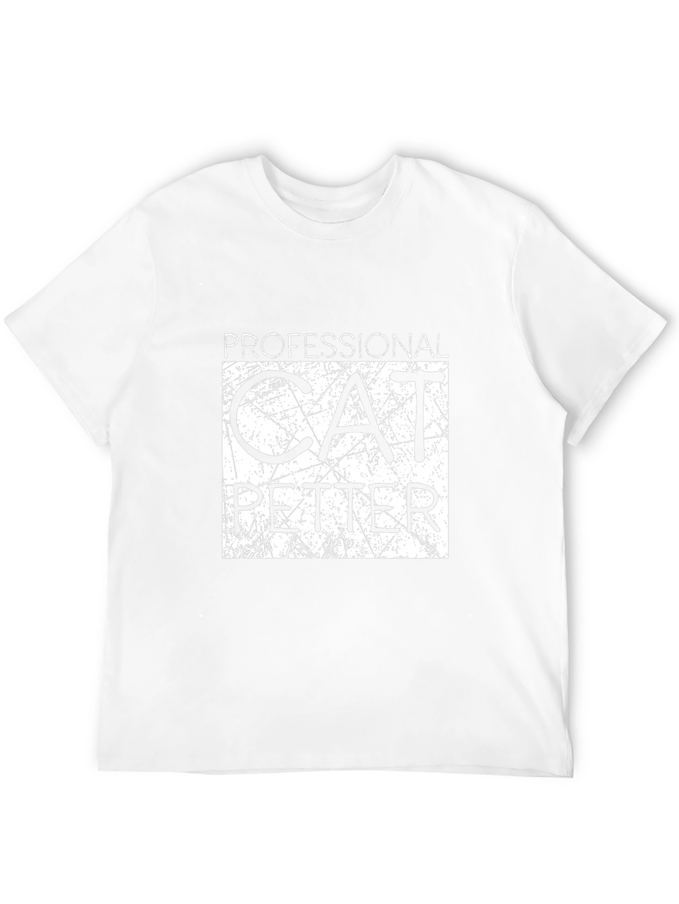 Professional Cat Petter Graphic Tee - Black