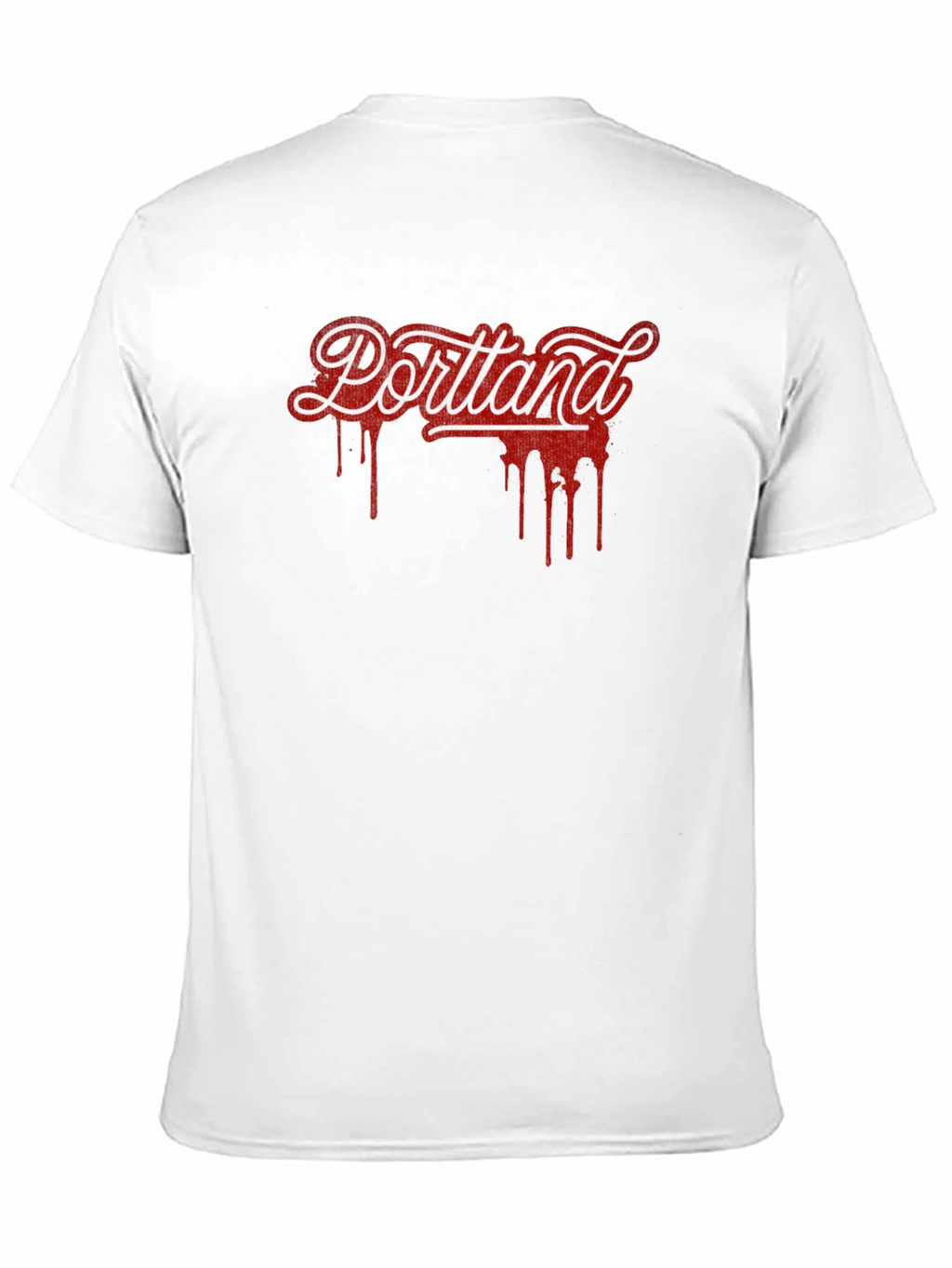 Portland Drip Graphic T-Shirt - Black