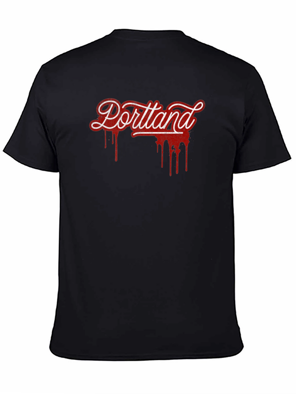 Portland Drip Graphic T-Shirt - Black