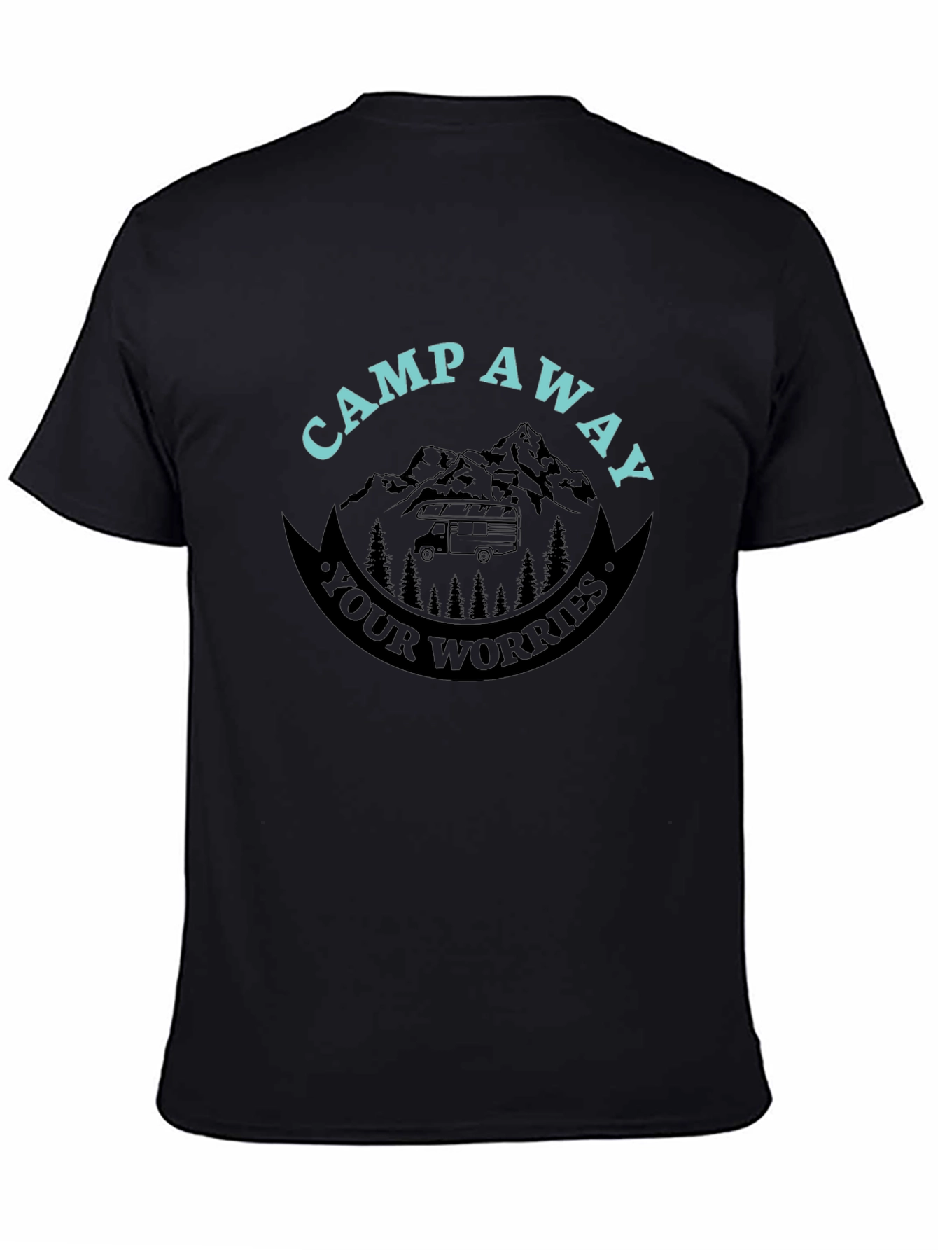 Camp Away Your Worries Graphic T-Shirt