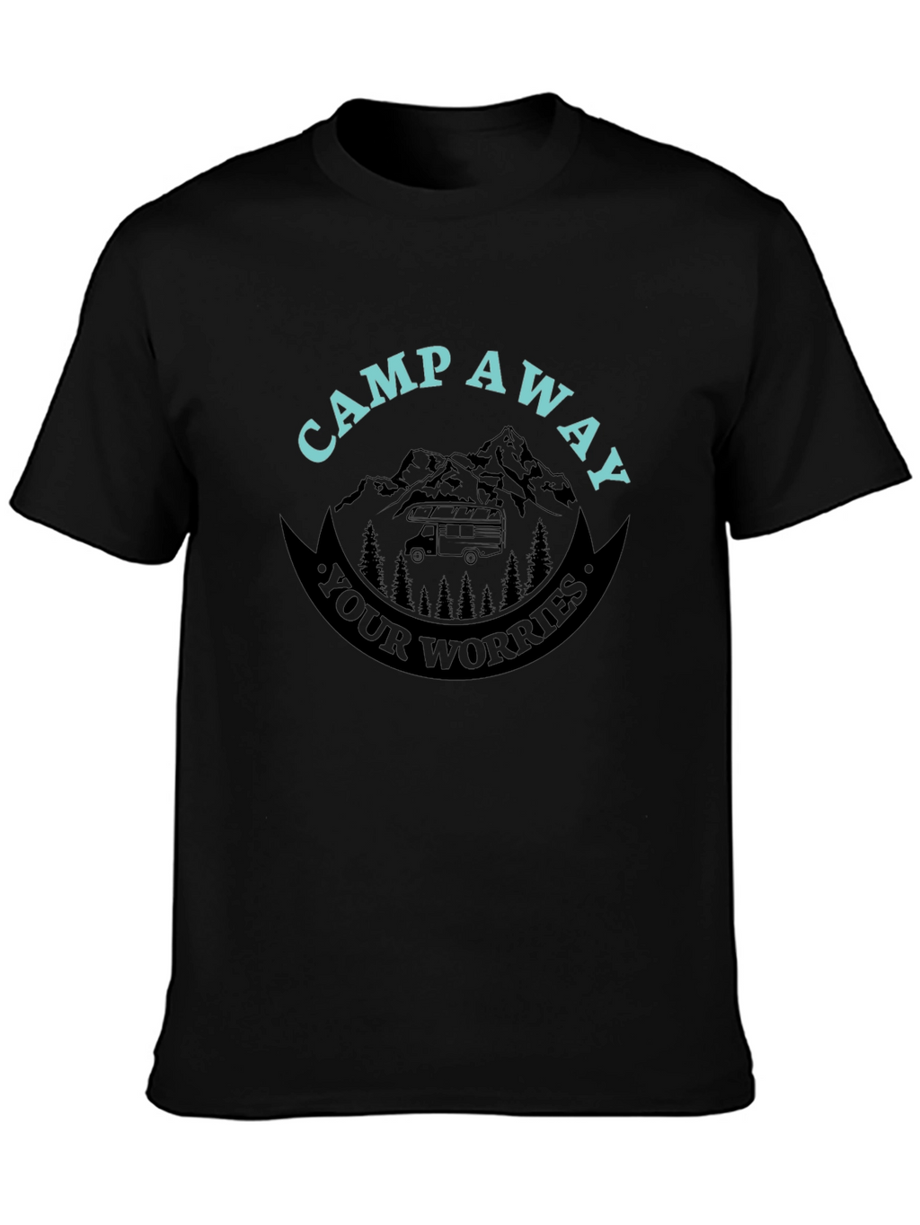 Camp Away Your Worries Graphic T-Shirt
