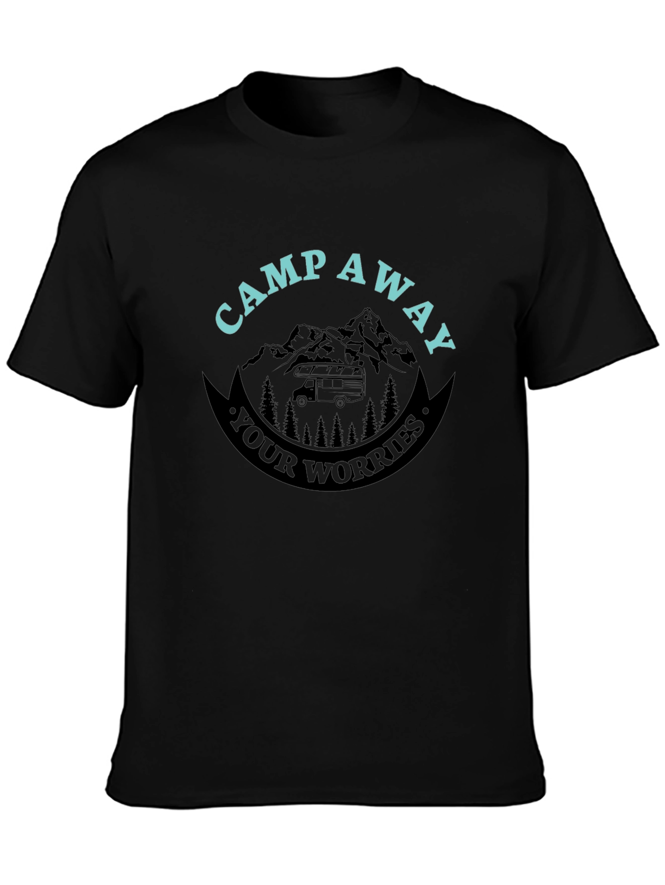 Camp Away Your Worries Graphic T-Shirt