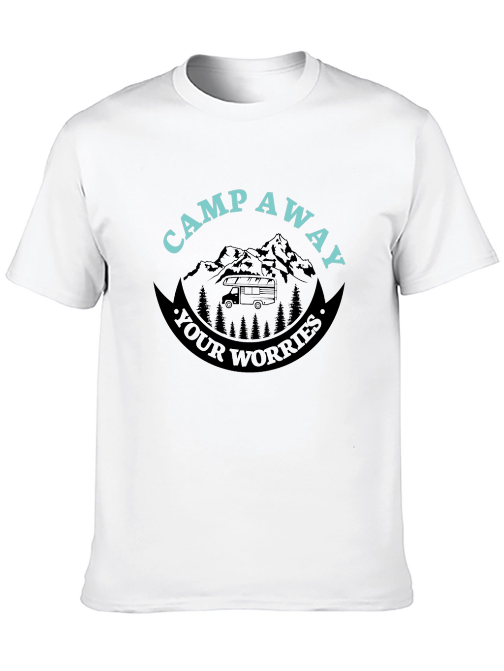 Camp Away Your Worries Graphic T-Shirt
