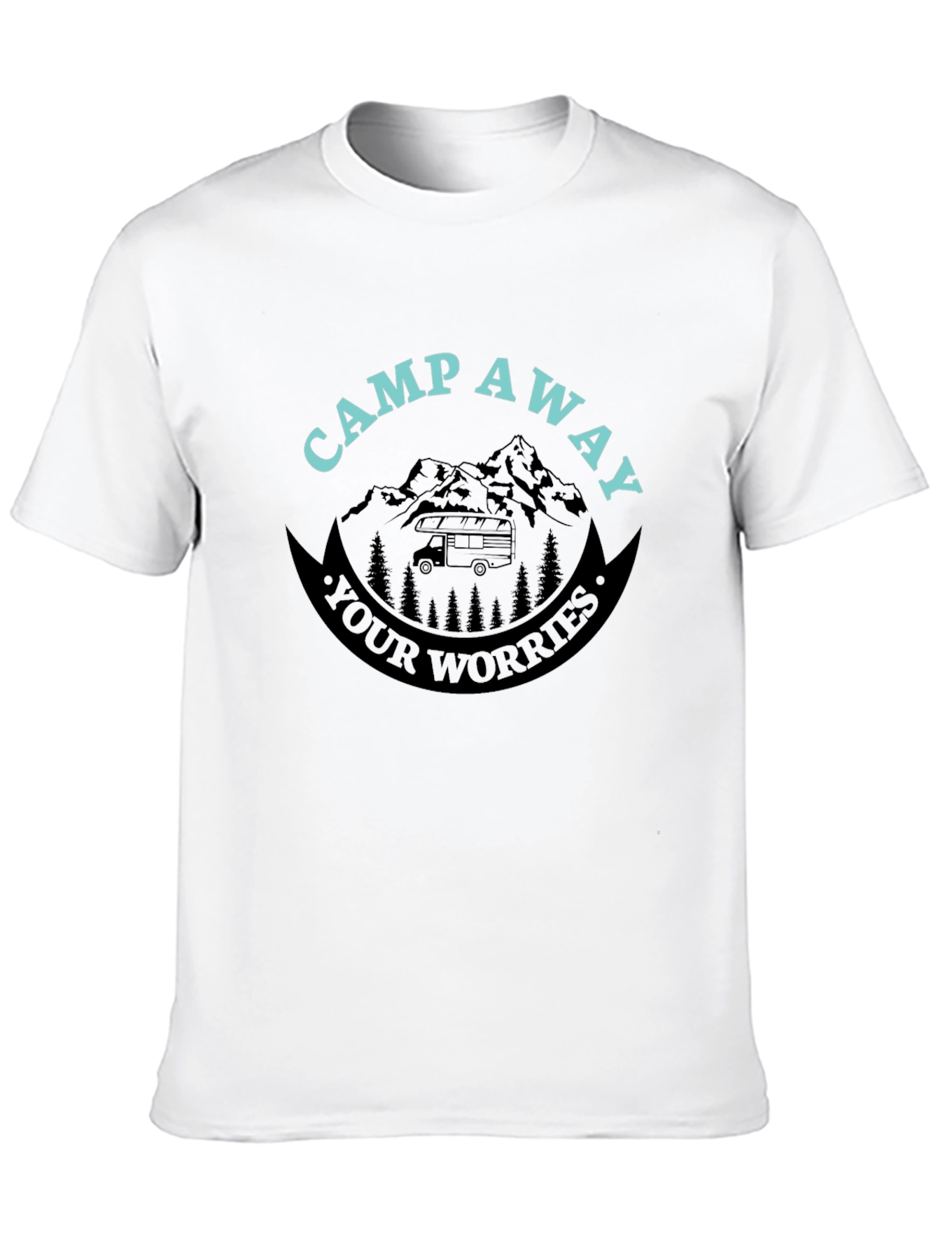 Camp Away Your Worries Graphic T-Shirt