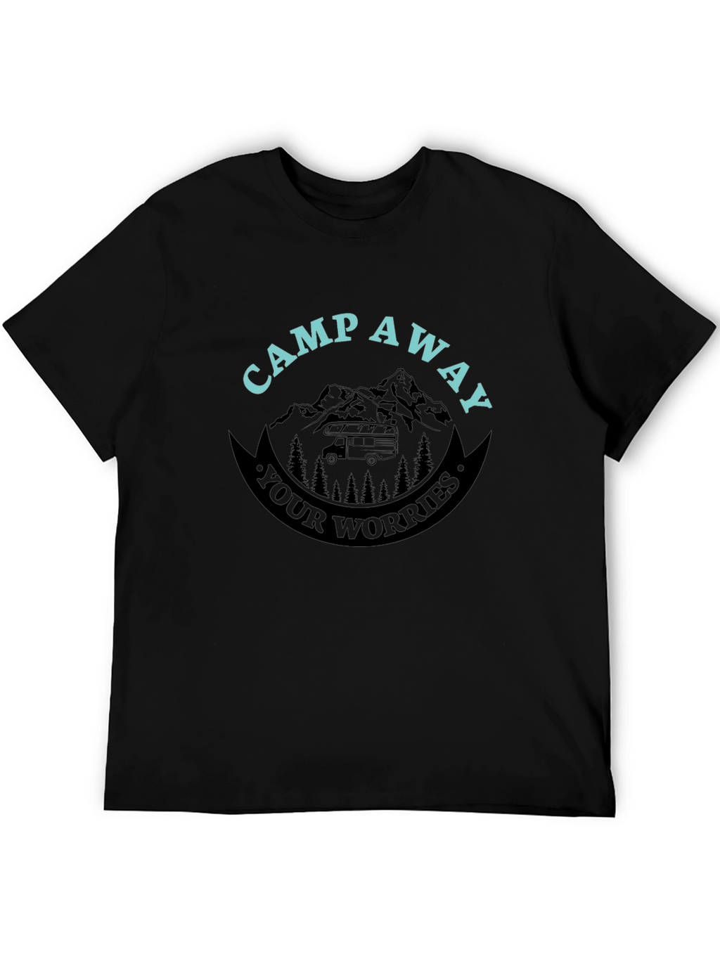 Camp Away Your Worries Graphic T-Shirt
