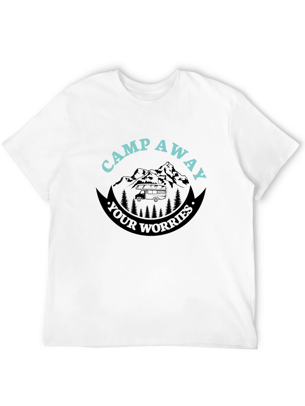 Camp Away Your Worries Graphic T-Shirt