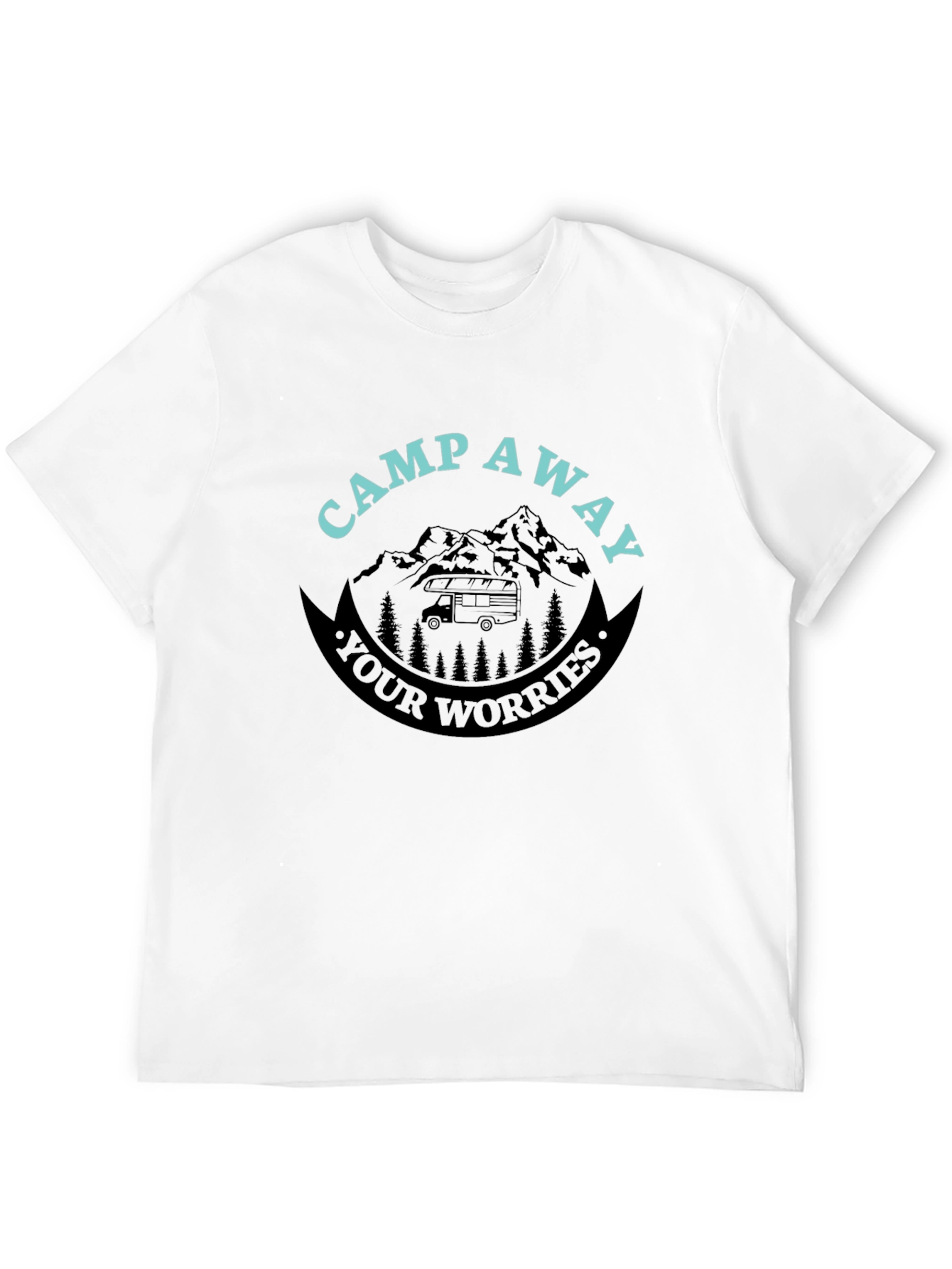 Camp Away Your Worries Graphic T-Shirt