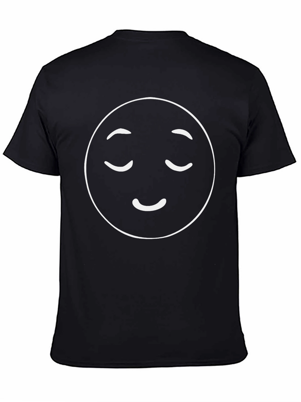 Relaxed Emoji Black T-Shirt - Soft & Comfortable