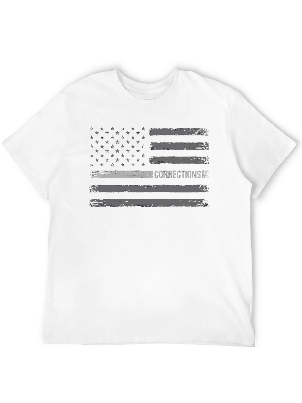 Corrections American Flag T-Shirt - Black
