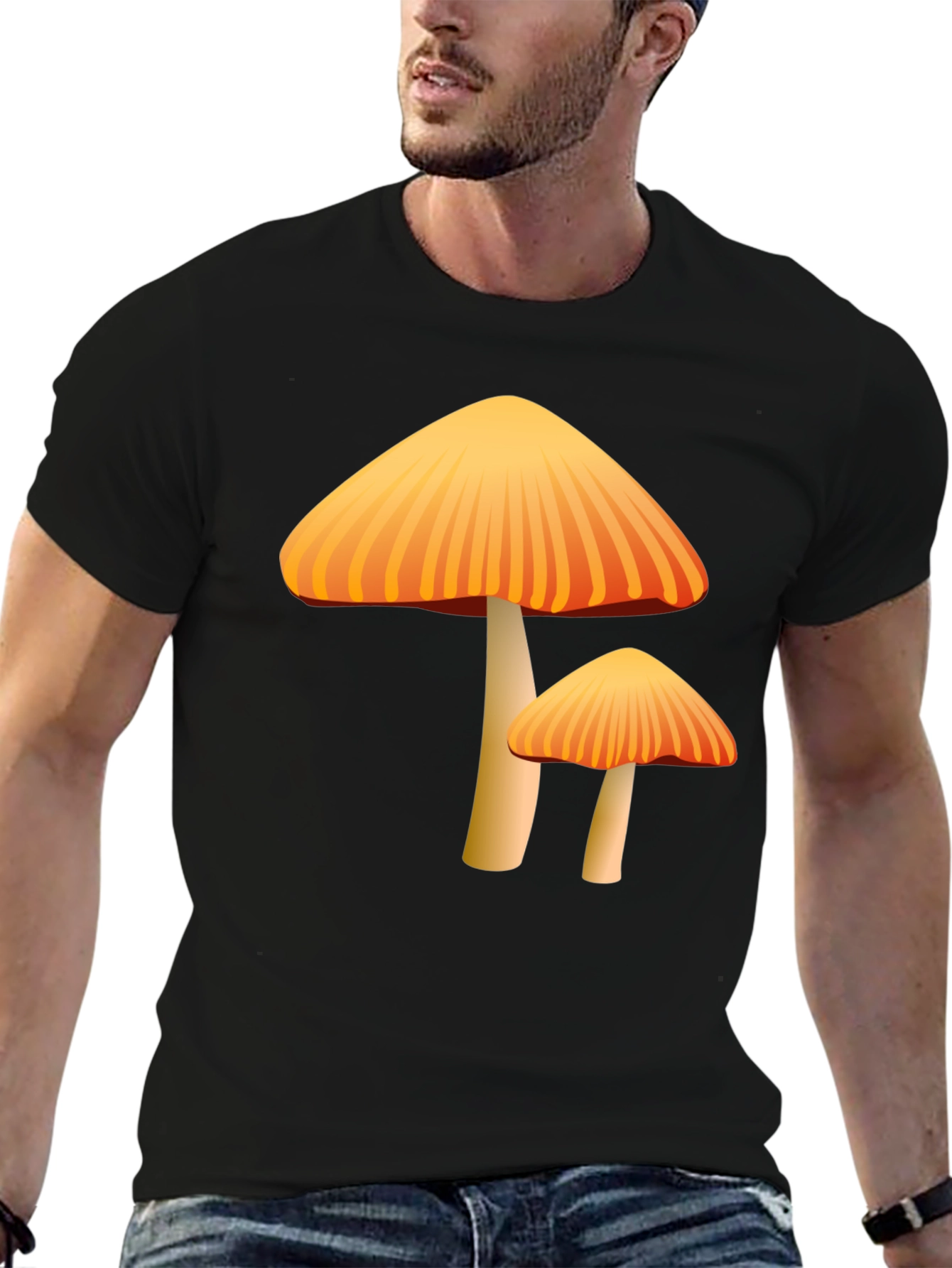 Mushroom Graphic Tee - Funky Fungus Design