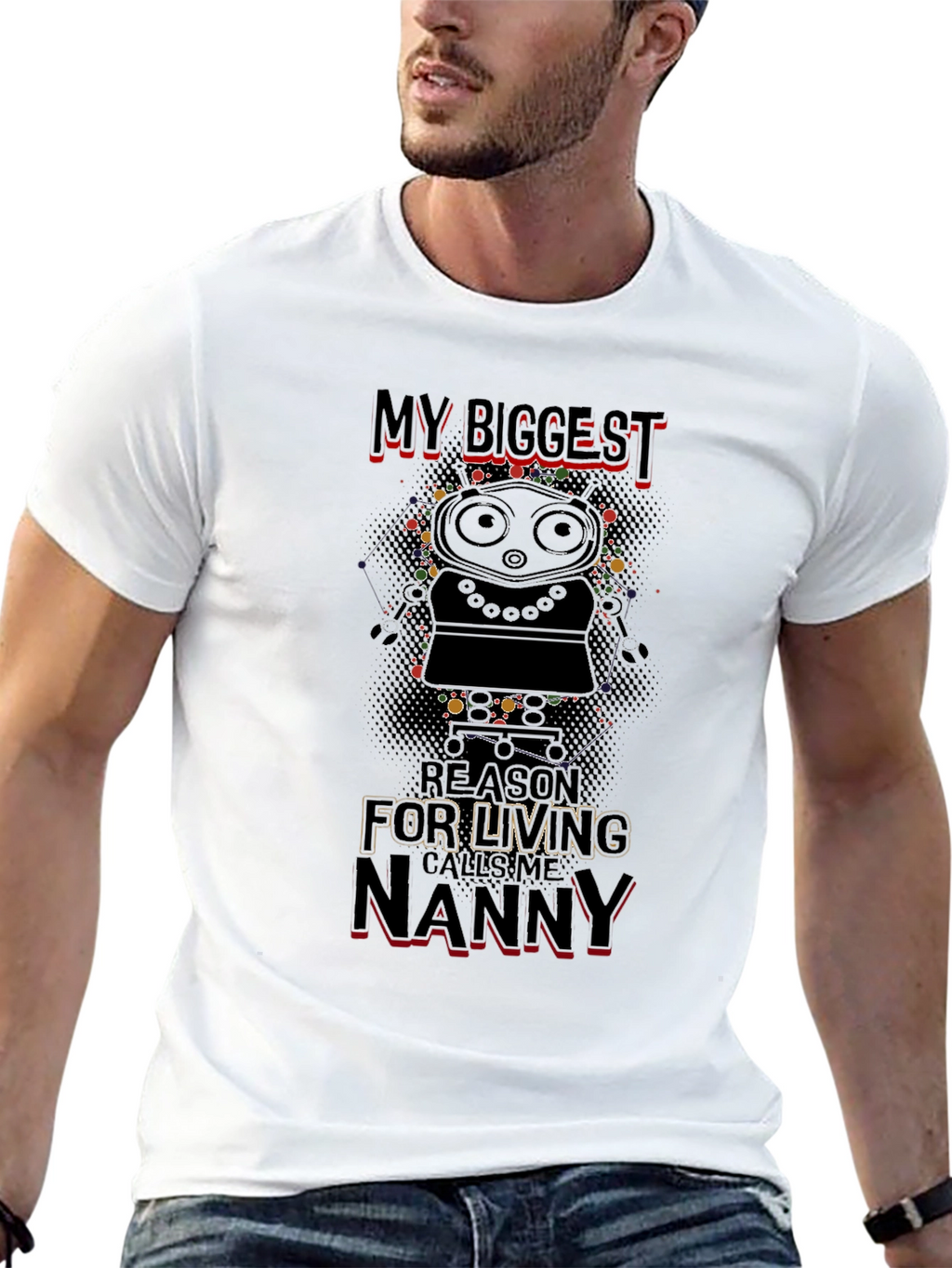 My Biggest Reason Calls Me Nanny T-Shirt