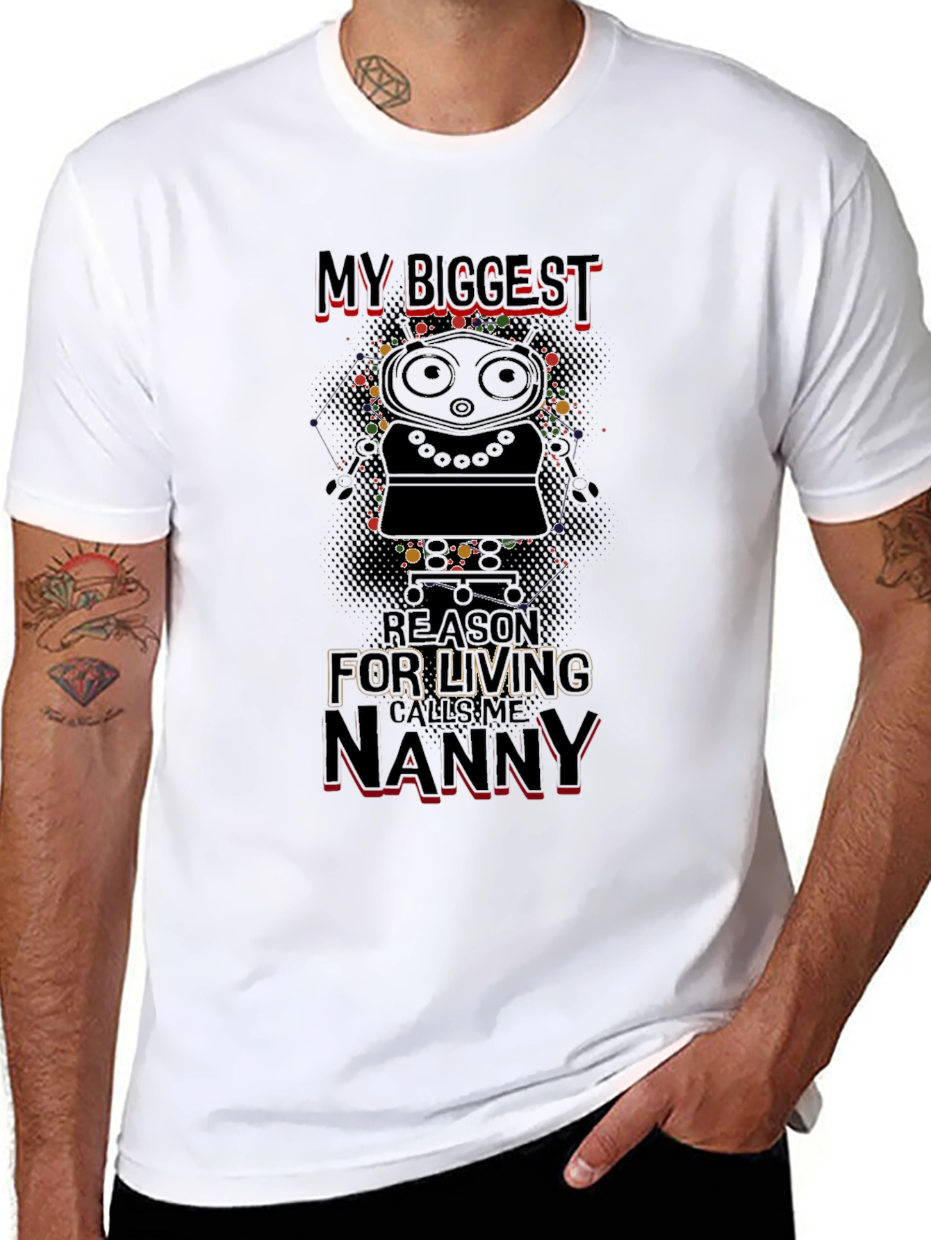 My Biggest Reason Calls Me Nanny T-Shirt